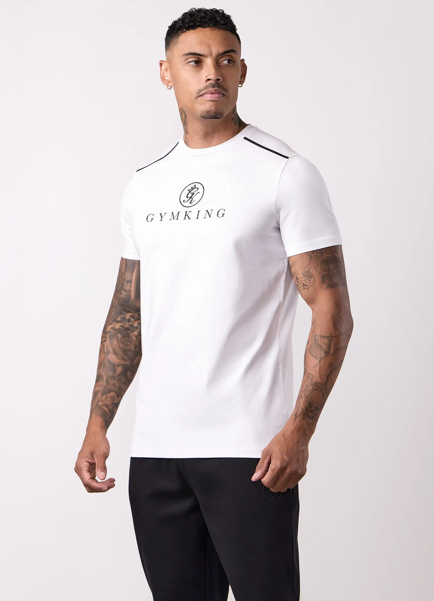 Gym King Pro V2 Tee - White sold by The Gym King