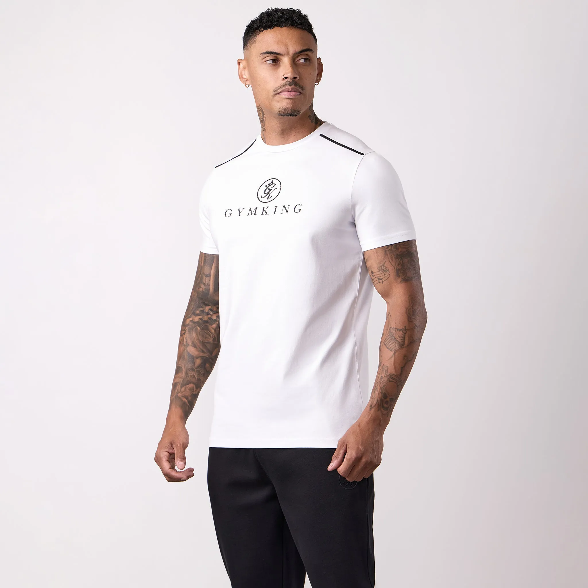 Gym King Pro V2 Tee - White sold by The Gym King product image thumbnail 2