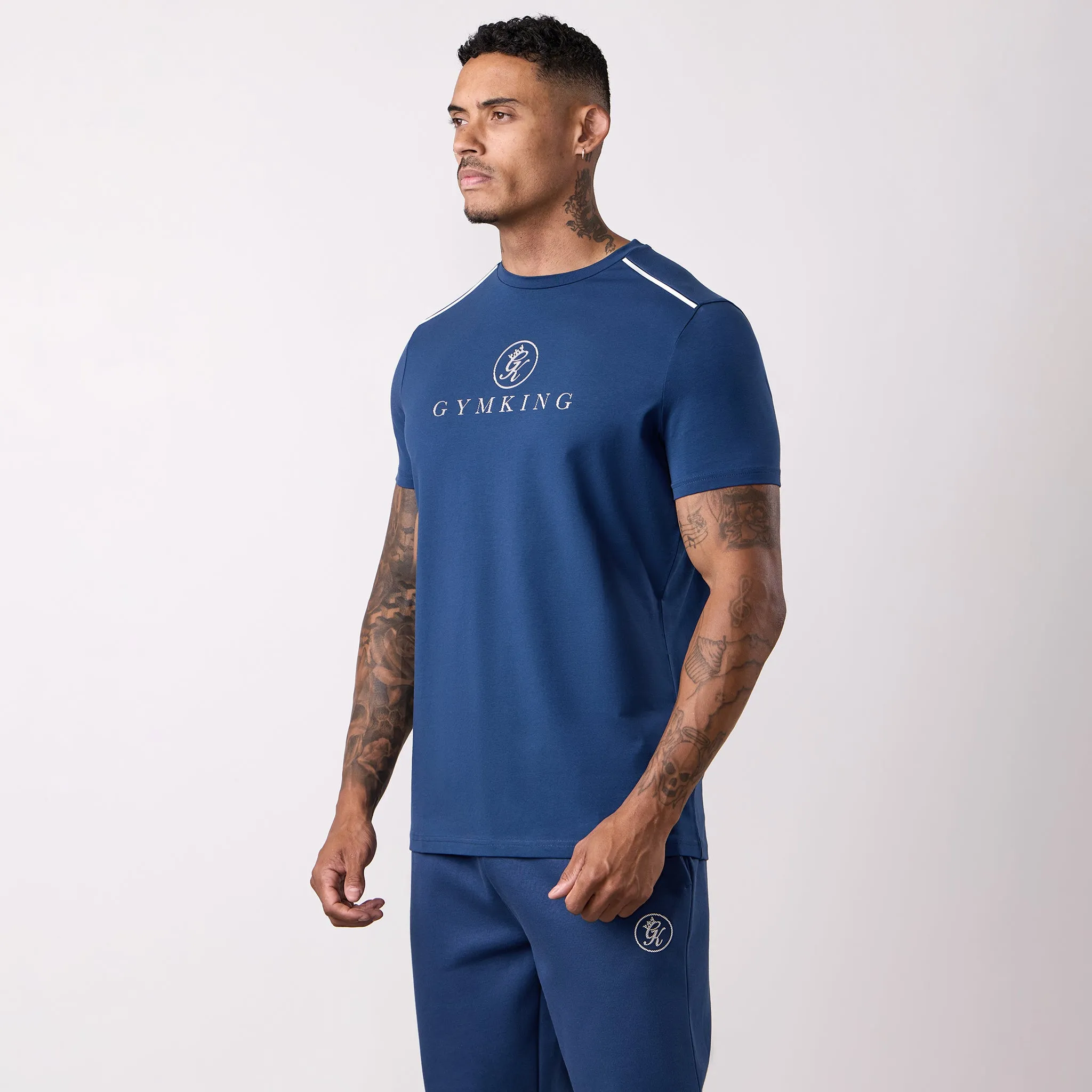 Gym King Pro V2 Tee - Moonlight Blue sold by The Gym King product image thumbnail 2