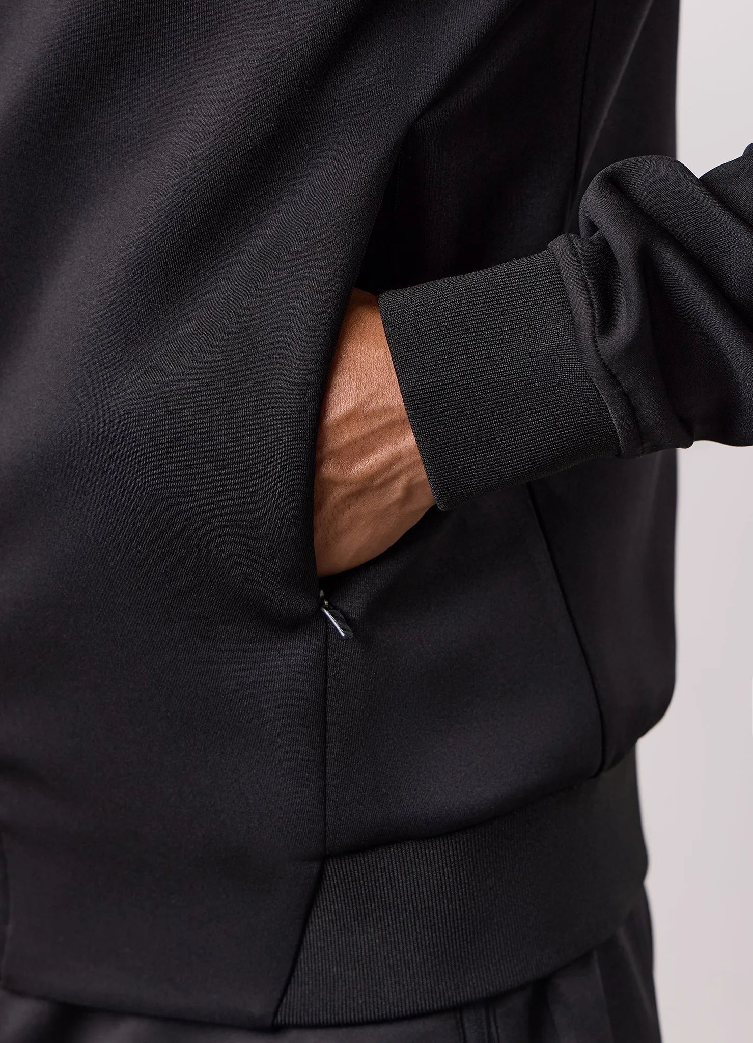 Gym King Poly Full Zip Hood - Black sold by The Gym King product image thumbnail 5