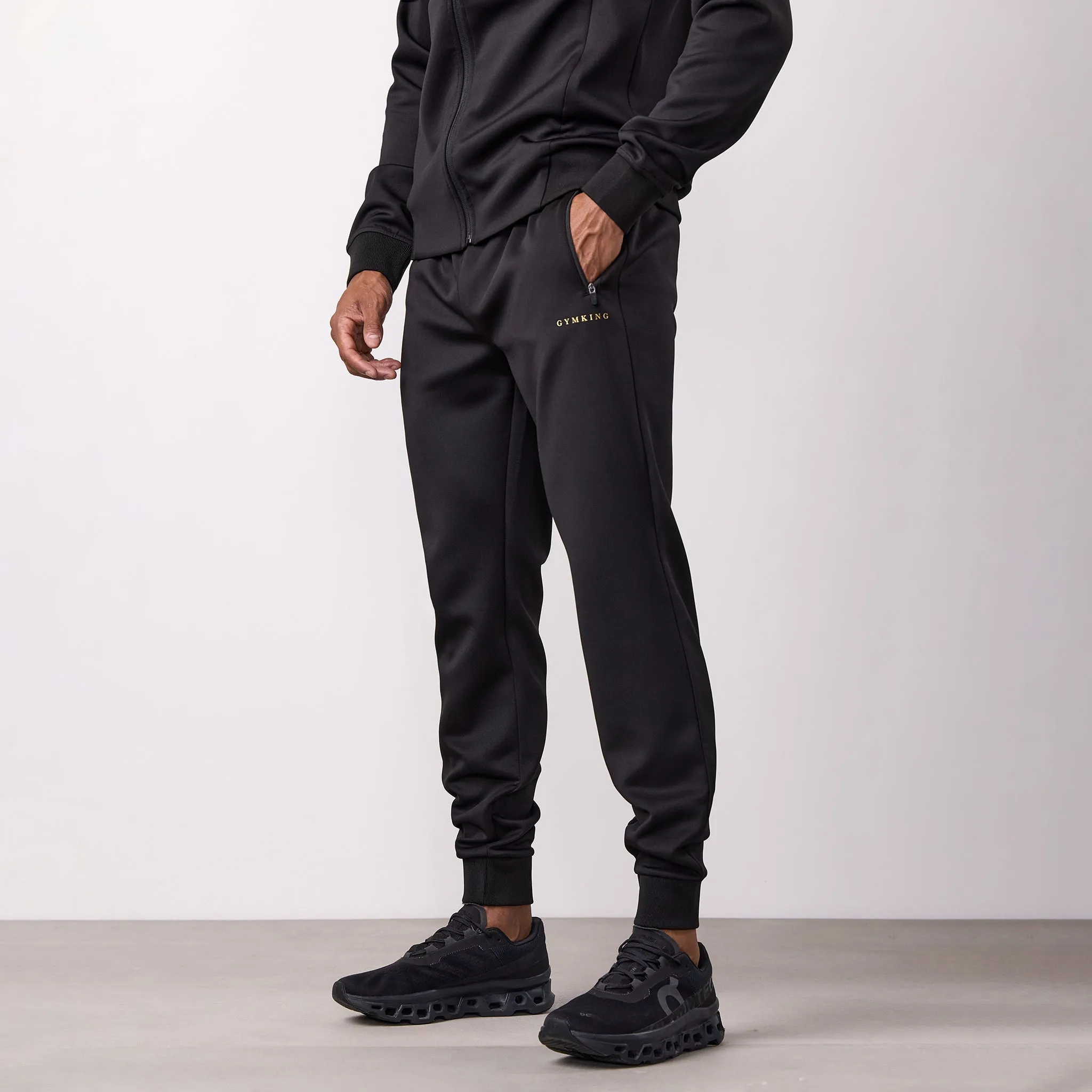 Gym King Poly Jogger - Black sold by The Gym King product image thumbnail 2