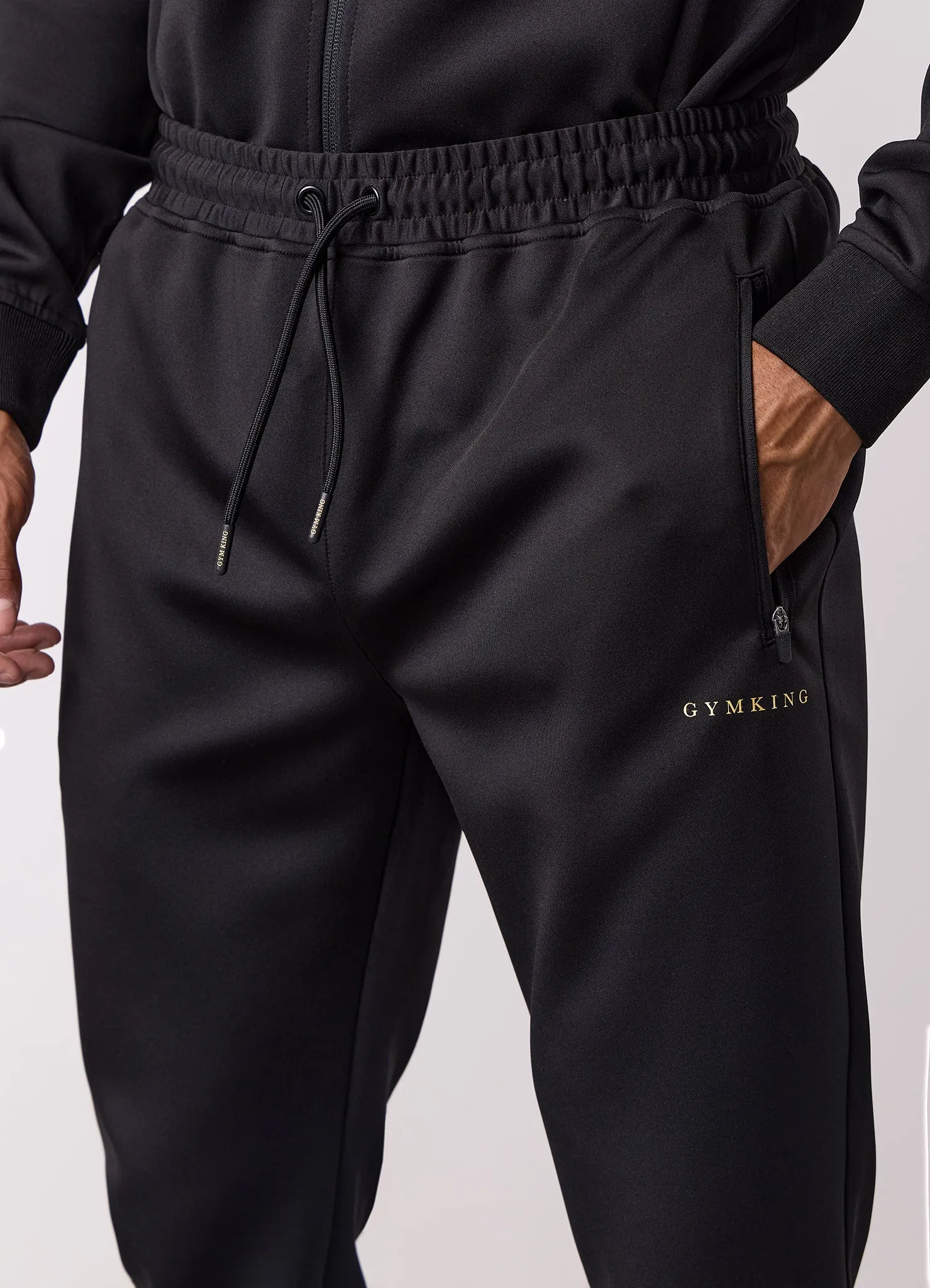 Gym King Poly Jogger - Black sold by The Gym King product image thumbnail 5