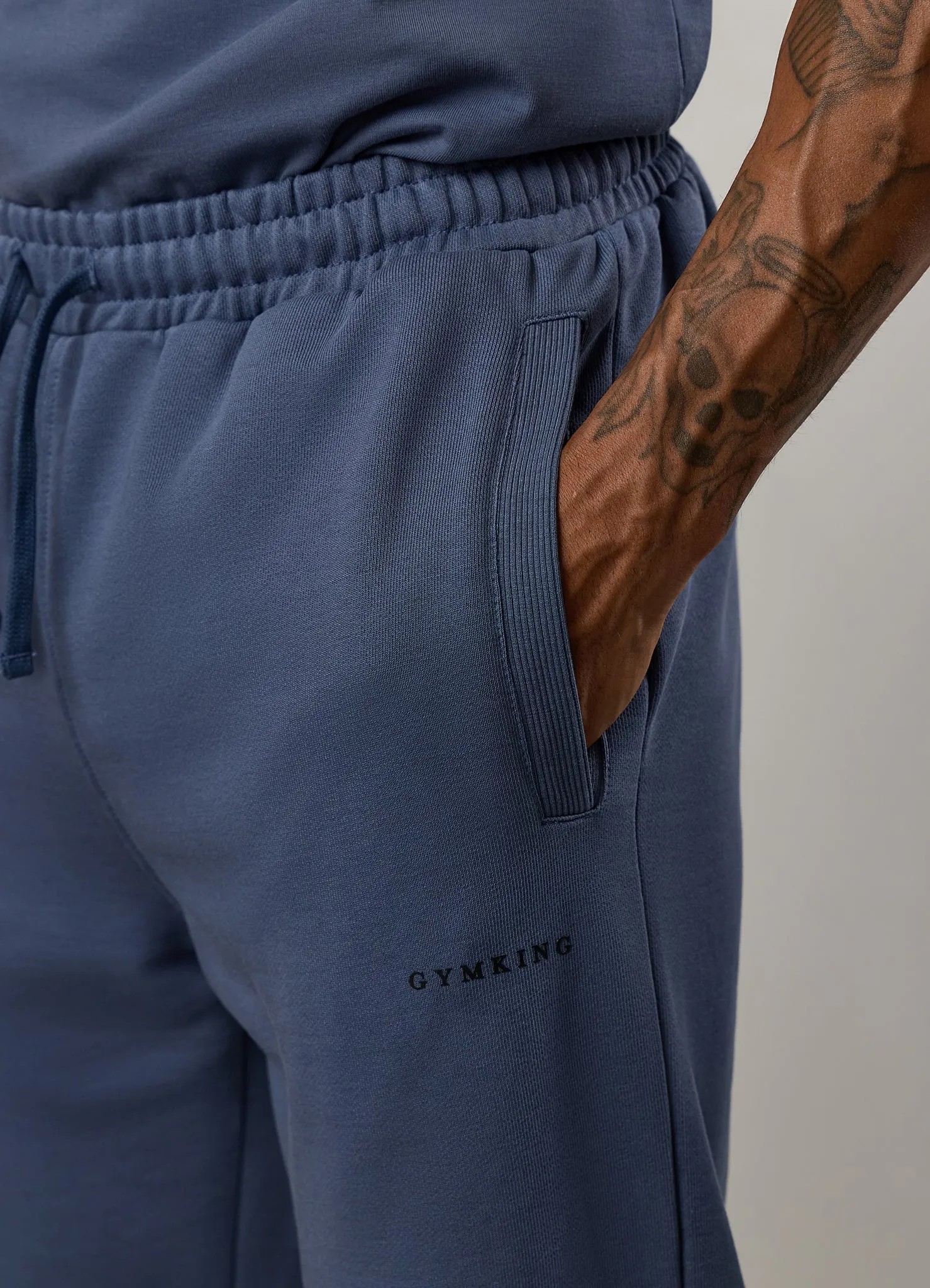 Gym King Linear Loopback Jogger - Deep Sea Blue sold by The Gym King product image thumbnail 4
