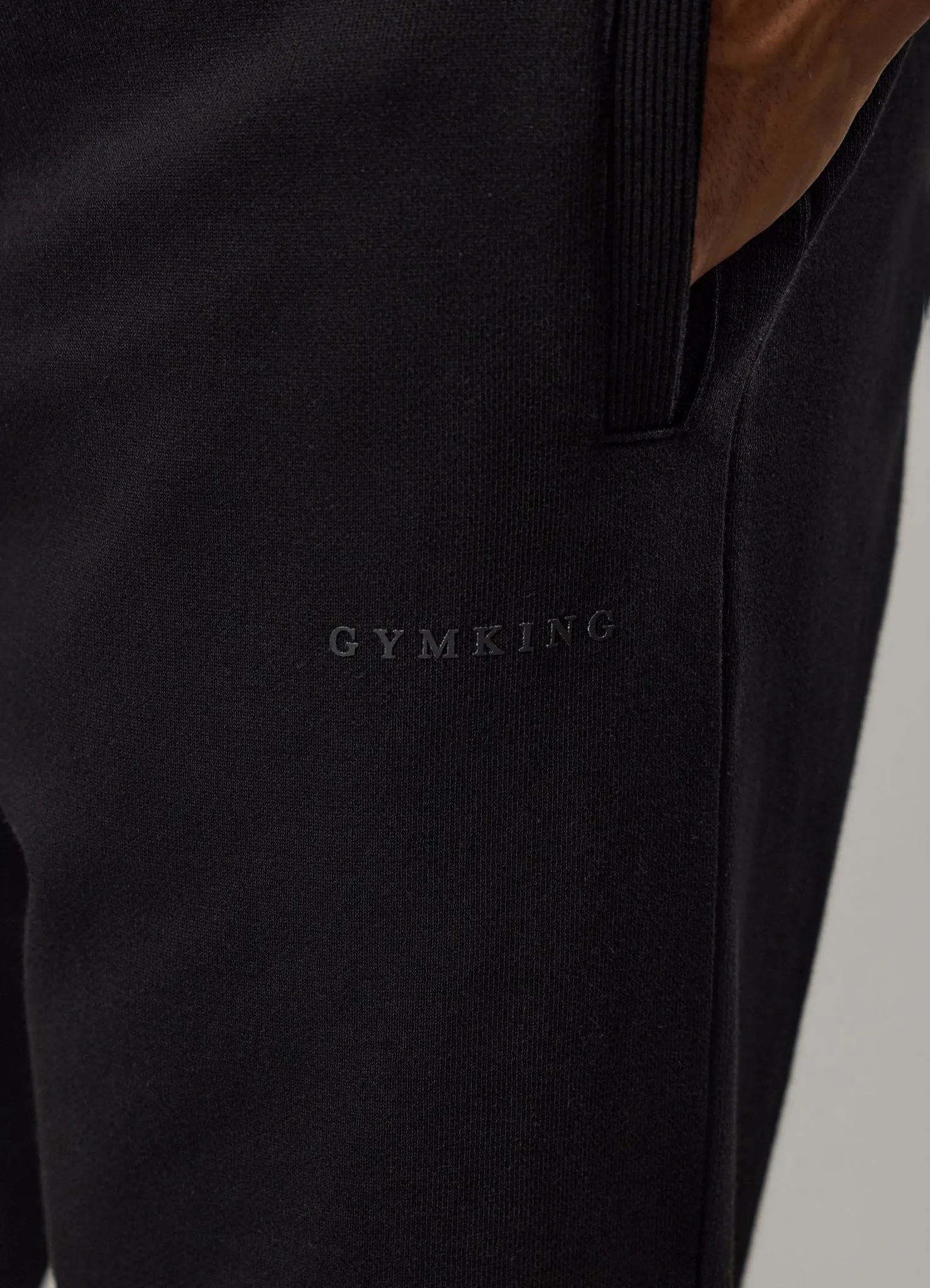 Gym King Linear Loopback Jogger - Black sold by The Gym King product image thumbnail 5