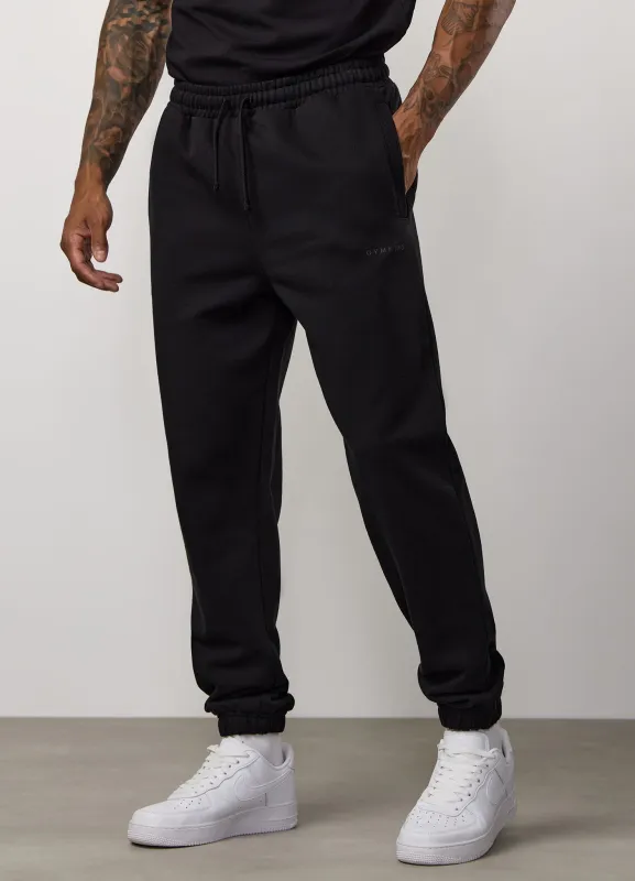 Gym King Linear Loopback Jogger - Black sold by The Gym King