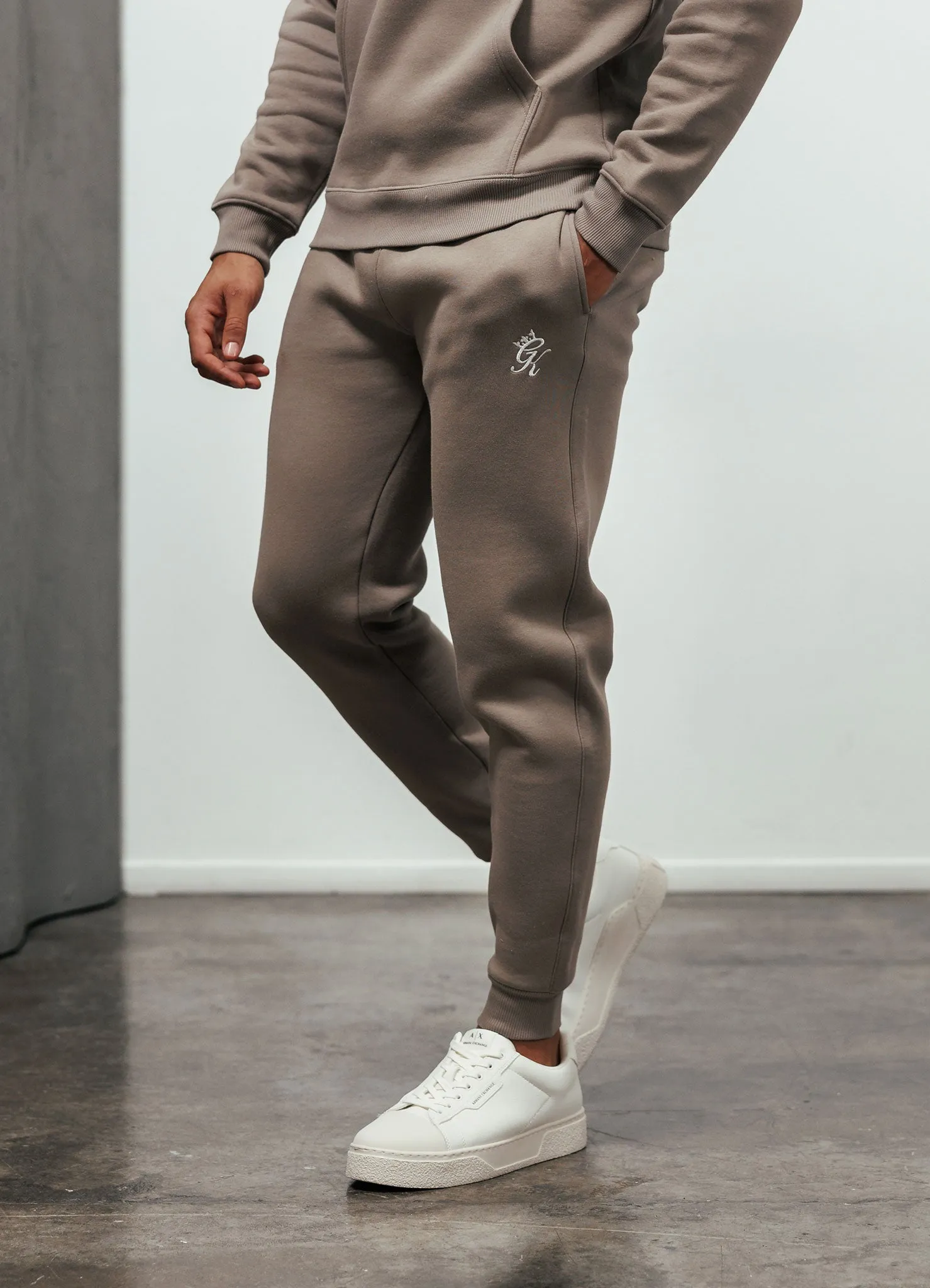 Gym King Fundamental Fleece Jogger - Truffle sold by The Gym King