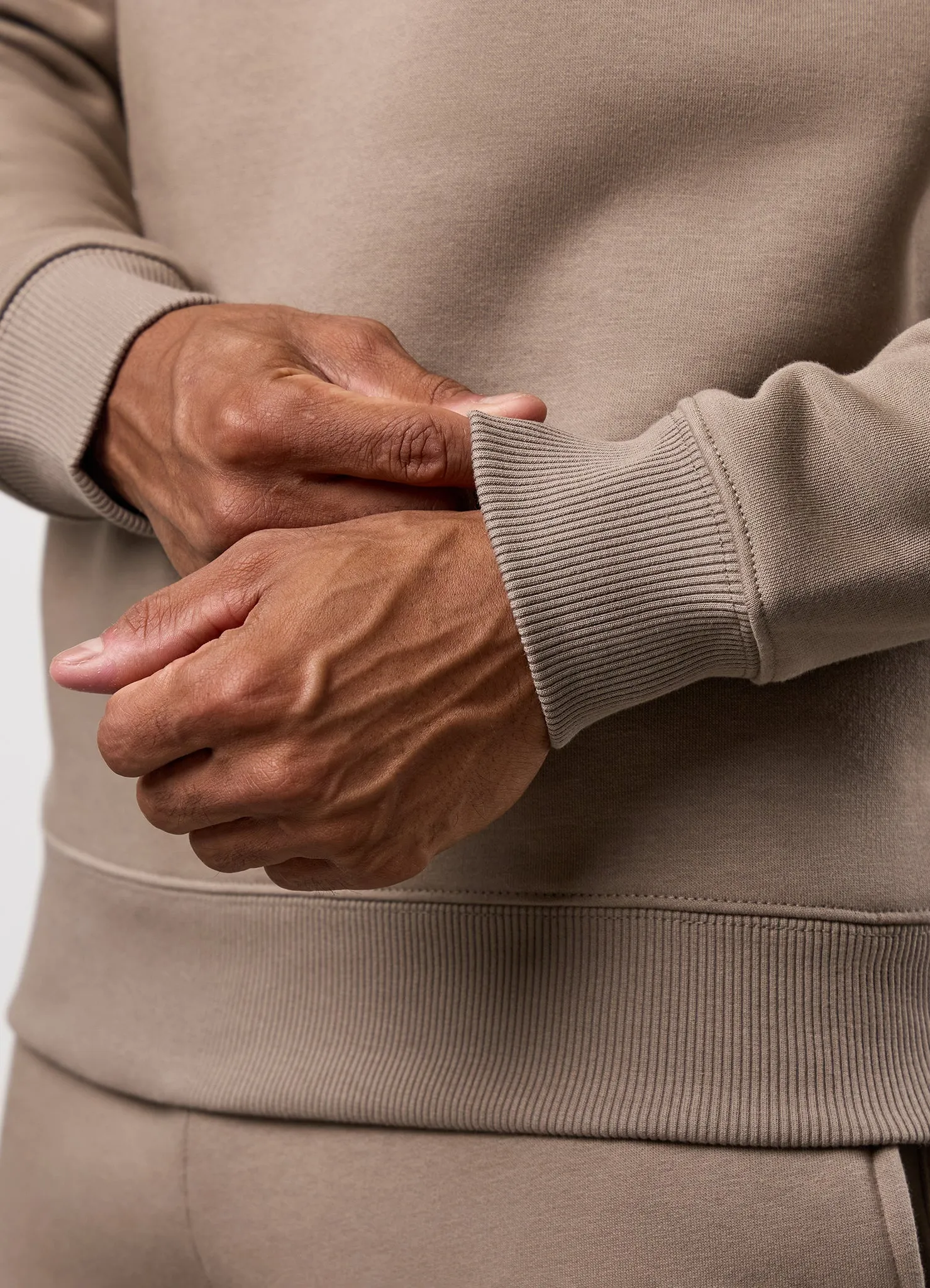 Gym King Fundamental Fleece Crew - Truffle sold by The Gym King product image thumbnail 5