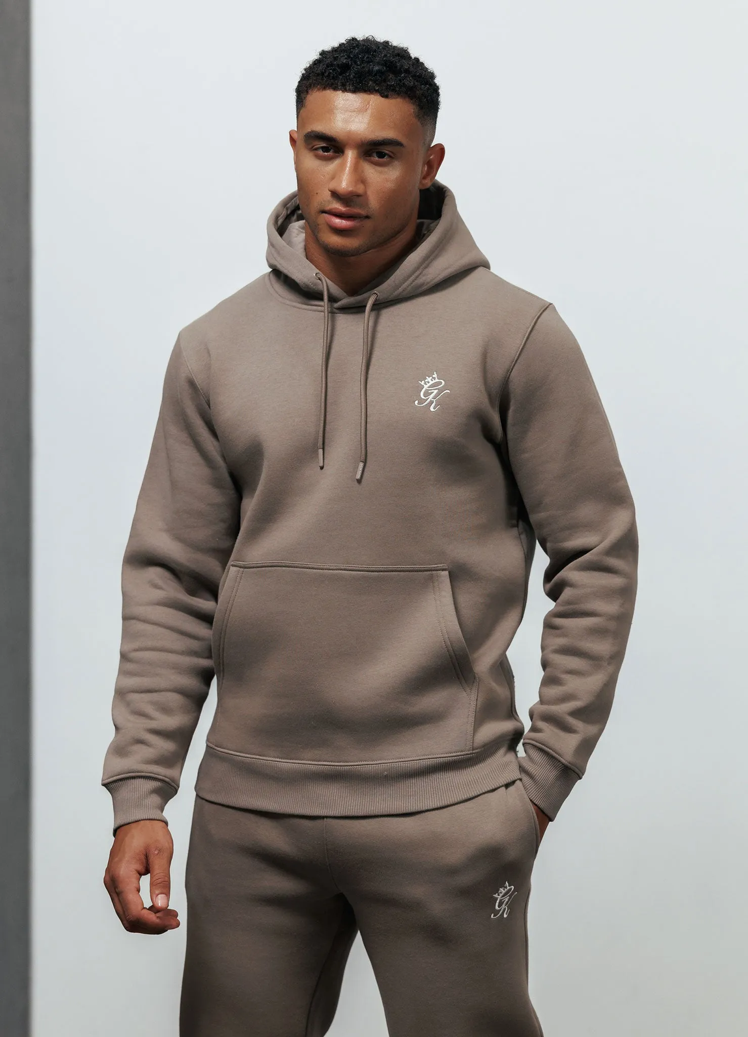 Gym King Fundamental Fleece Hood - Truffle sold by The Gym King product image thumbnail 5