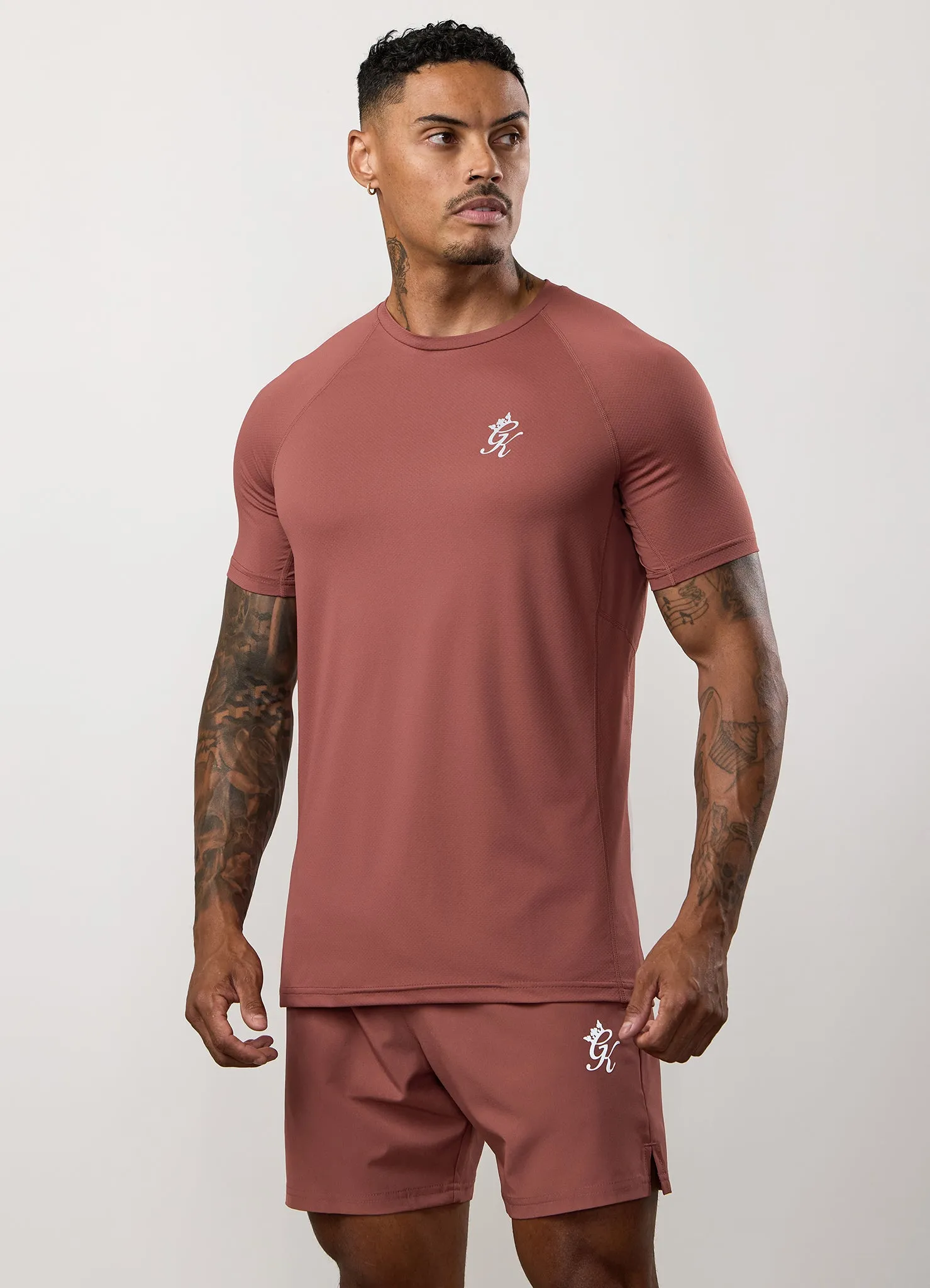 Gym King Energy Tee - Rust Red sold by The Gym King