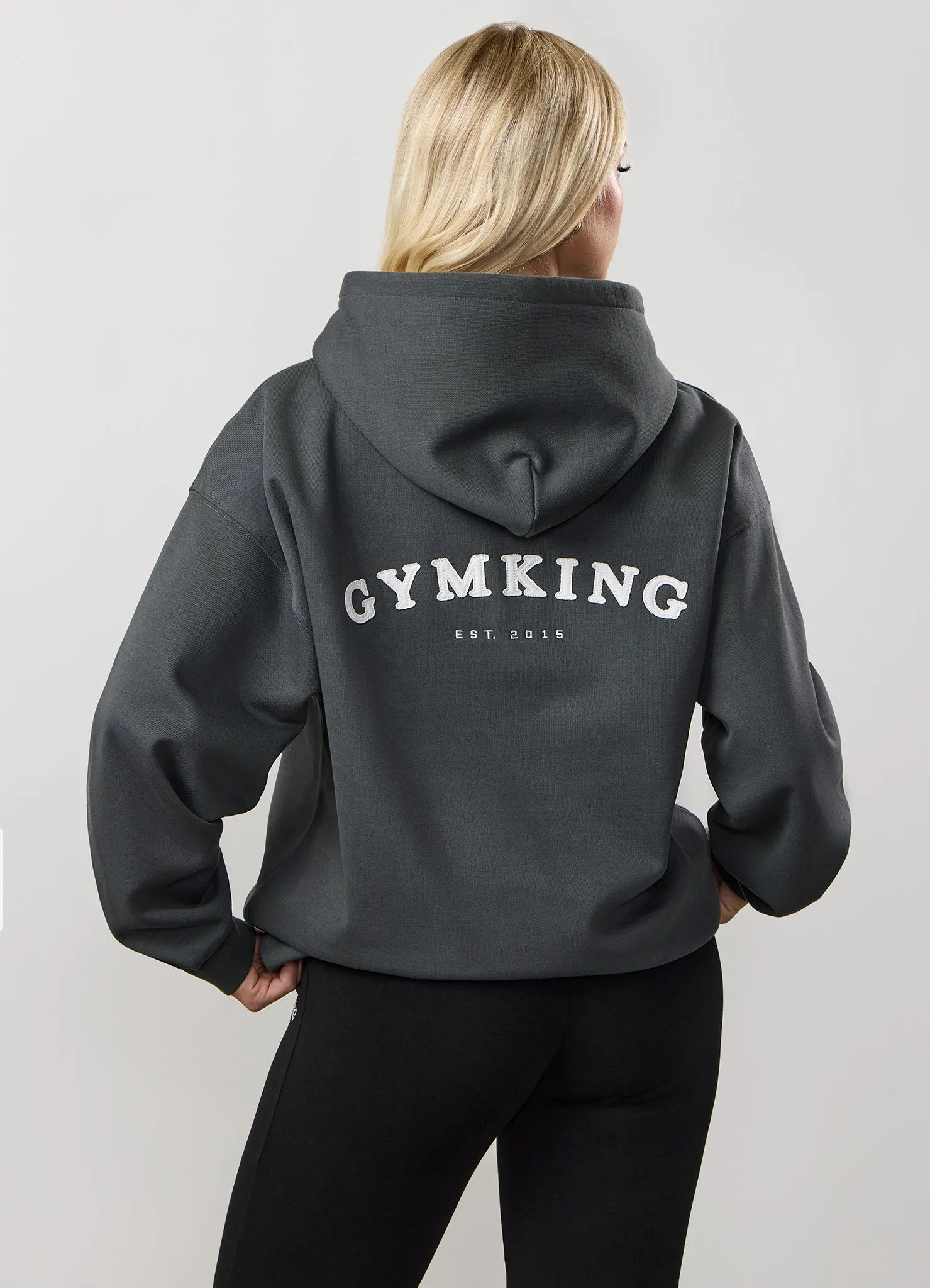 Gym King Compose Fleece Oversized Hood - Green Smoke sold by The Gym King