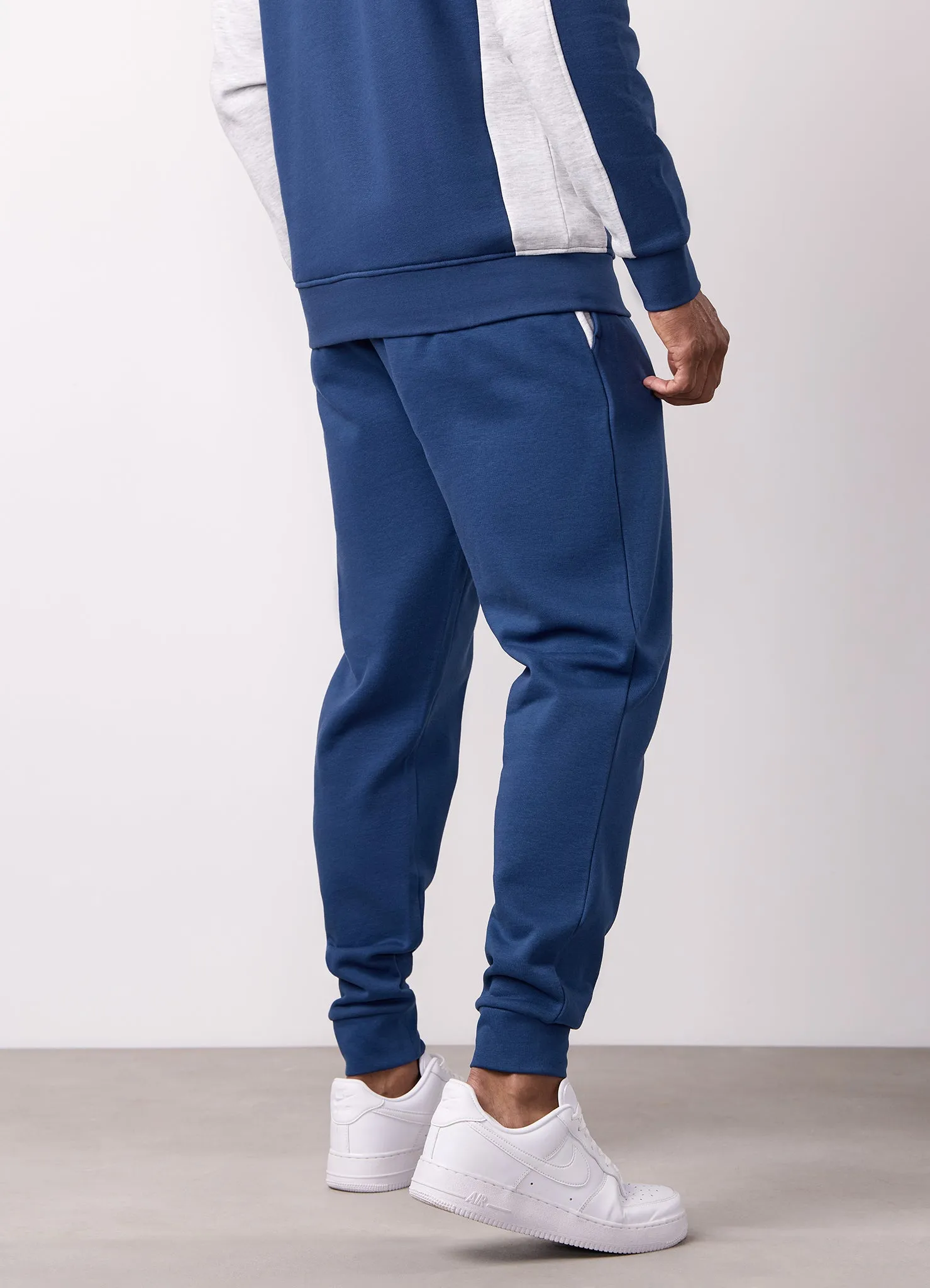Gym King Contrast Panel Jogger - Moonlight Blue/Snow Marl sold by The Gym King product image thumbnail 3