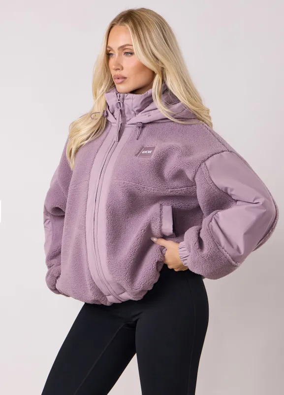 Gym King Borg/Woven Jacket - Purple Fog sold by The Gym King