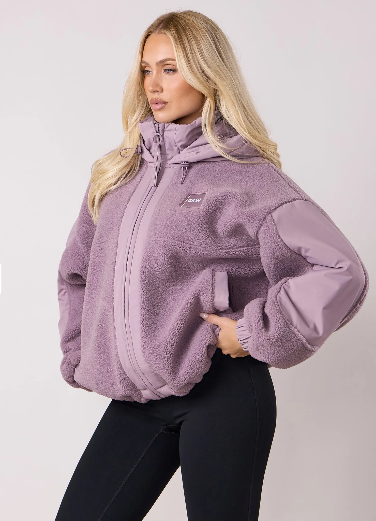 Gym King Borg/Woven Jacket - Purple Fog sold by The Gym King
