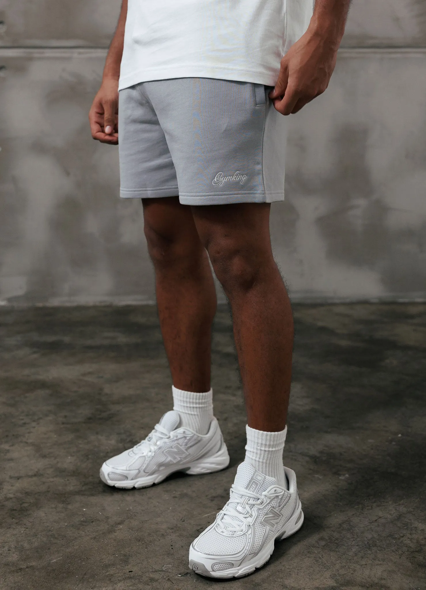 Gym King Script Relaxed Fit Short - Urban Grey sold by The Gym King product image thumbnail 4