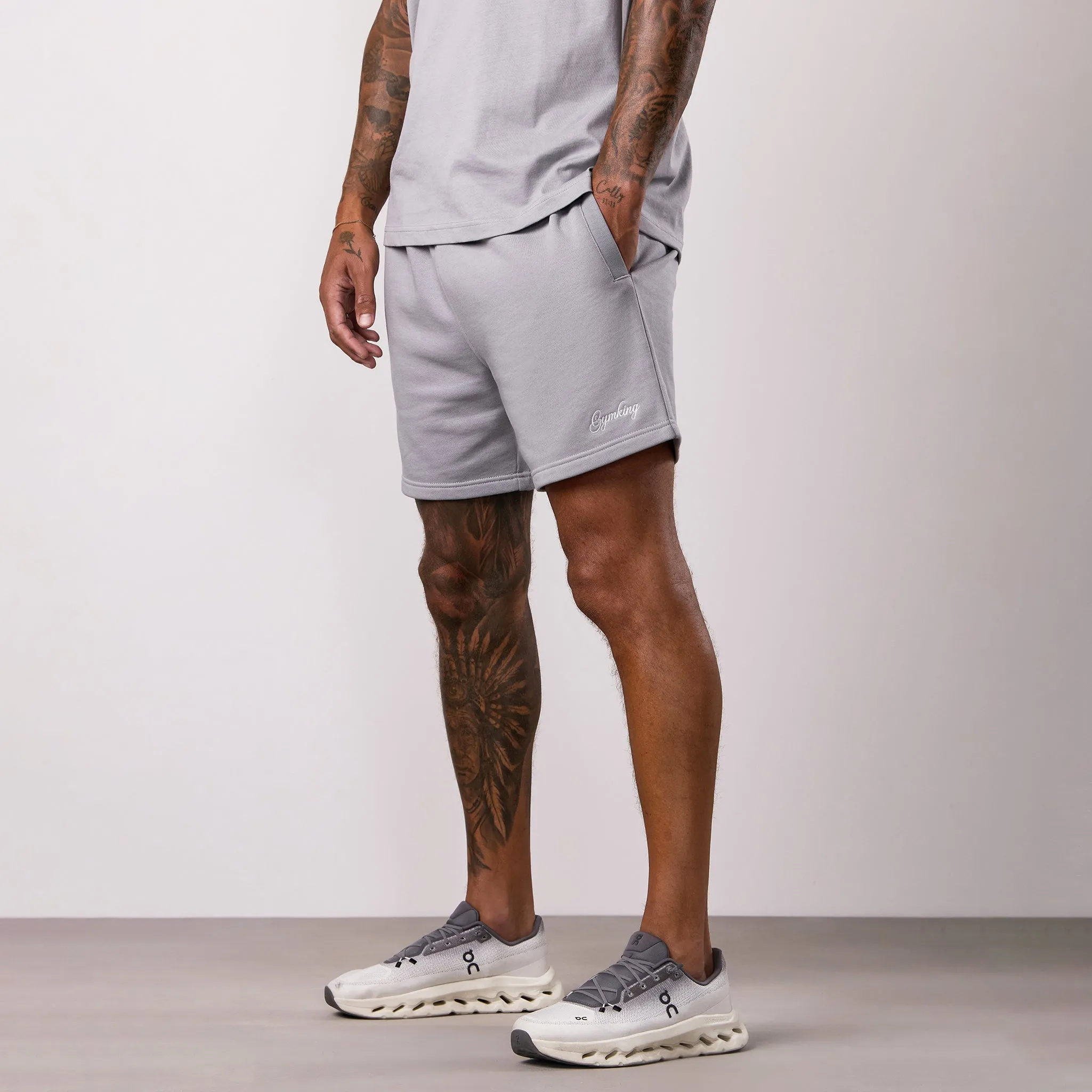 Gym King Script Relaxed Fit Short - Urban Grey sold by The Gym King product image thumbnail 2