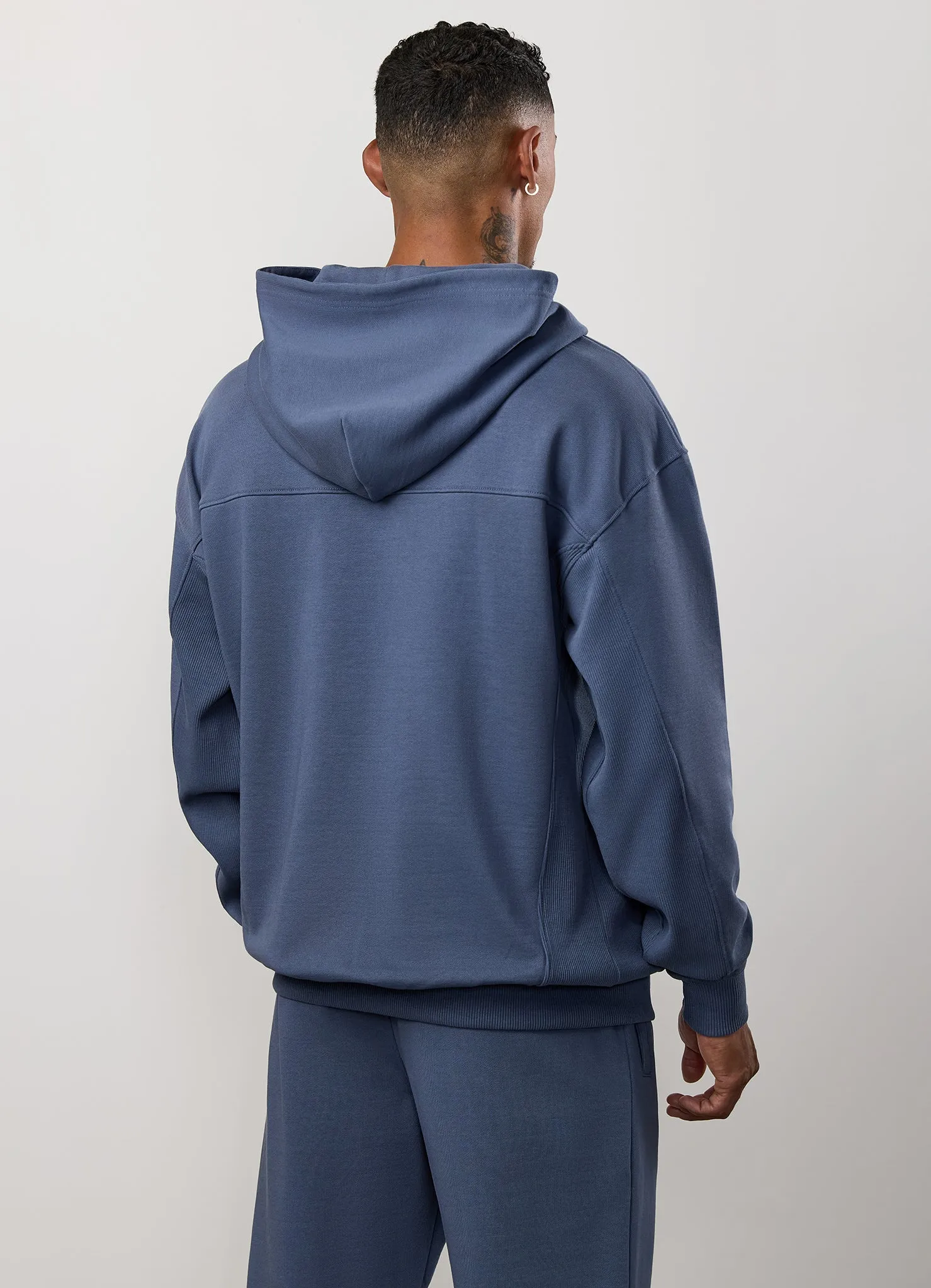 Gym King Linear Loopback Hood Tracksuit - Deep Sea Blue sold by The Gym King product image thumbnail 4