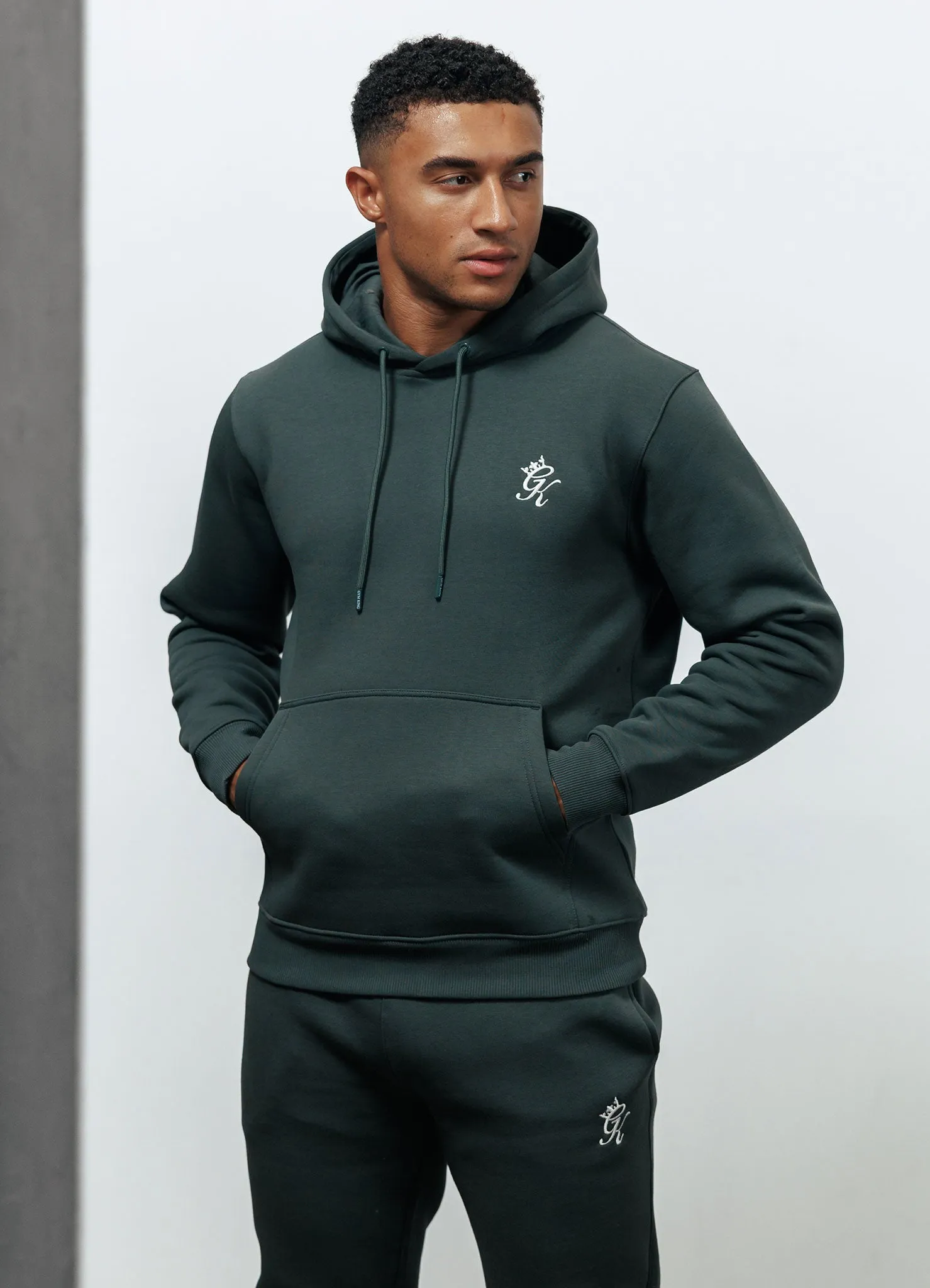 Gym King Fundamental Hood Tracksuit - Forest Green sold by The Gym King product image thumbnail 3