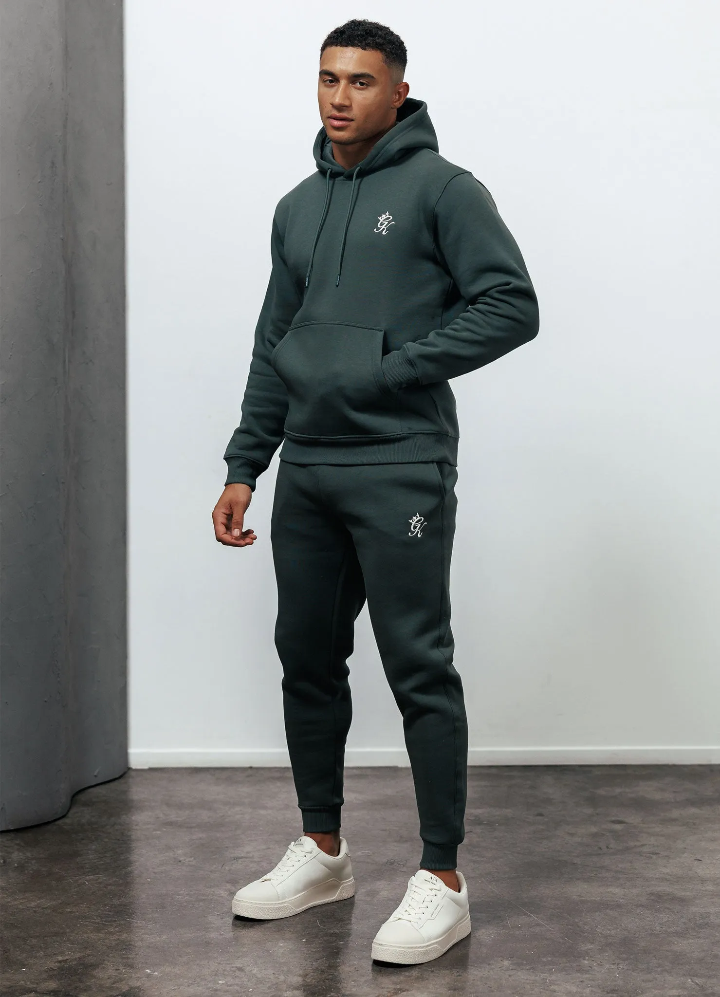 Gym King Fundamental Hood Tracksuit - Forest Green sold by The Gym King