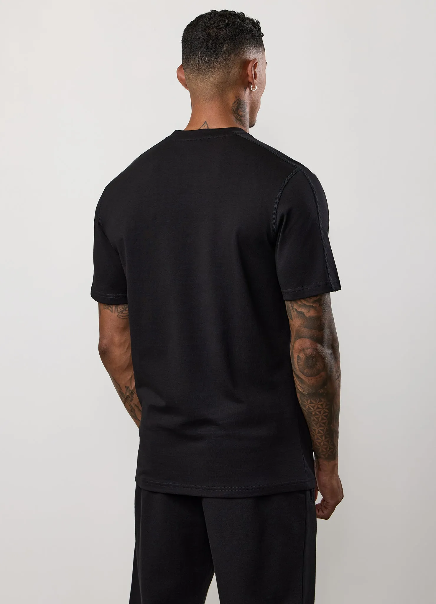 Gym King Linear Jersey Tee - Black sold by The Gym King product image thumbnail 3