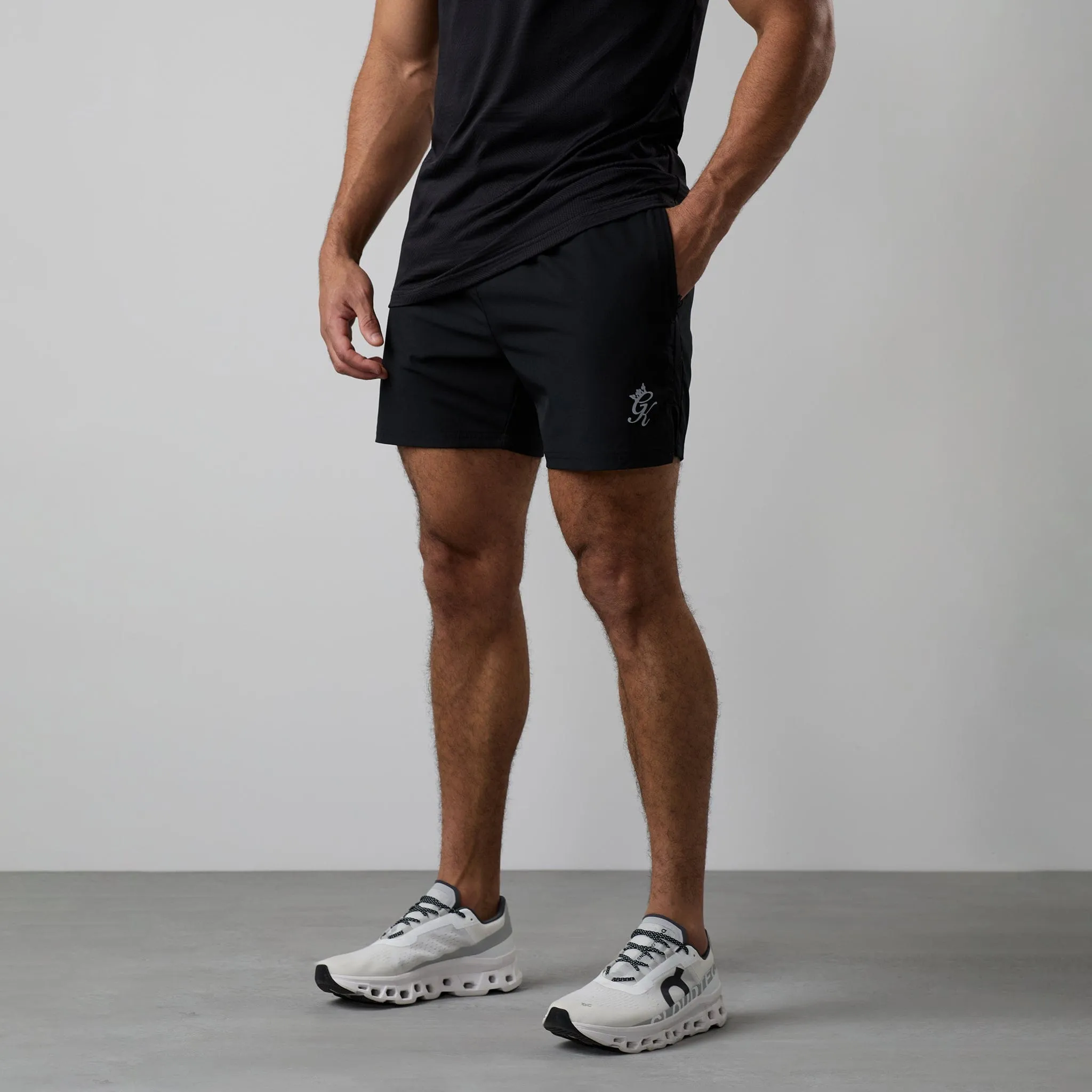 Gym King Geometric Knit 5" Short - Black sold by The Gym King product image thumbnail 2