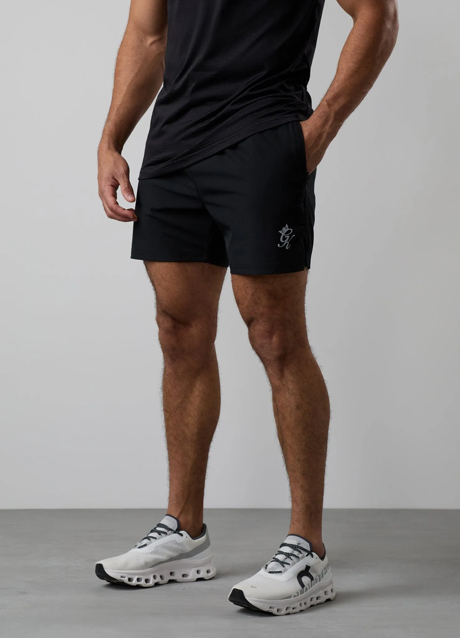 Gym King Geometric Knit 5" Short - Black sold by The Gym King product image thumbnail 5