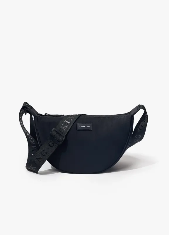 Gym King Rounded Cross Body Bag - Black sold by The Gym King