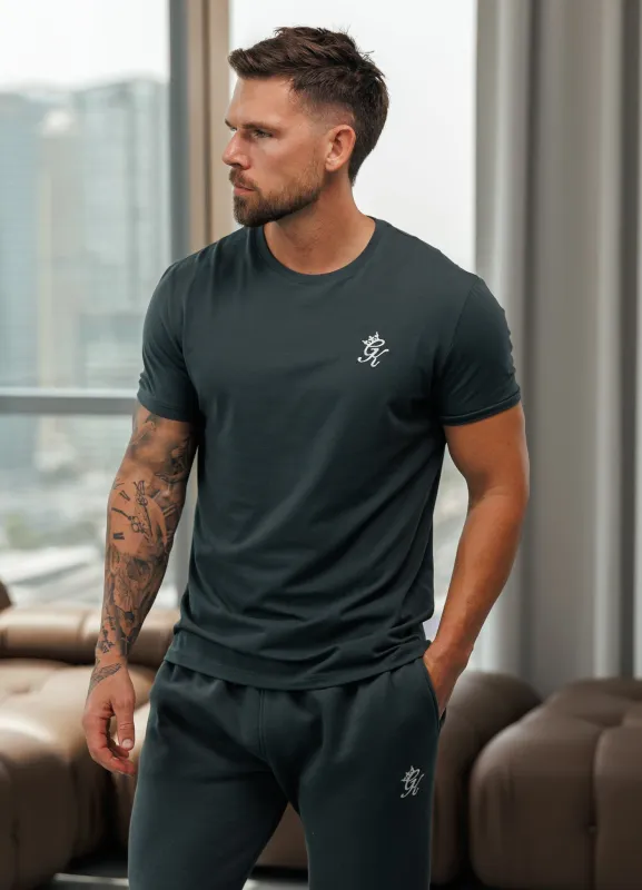 Gym King Fundamental Tee - Green Smoke sold by The Gym King