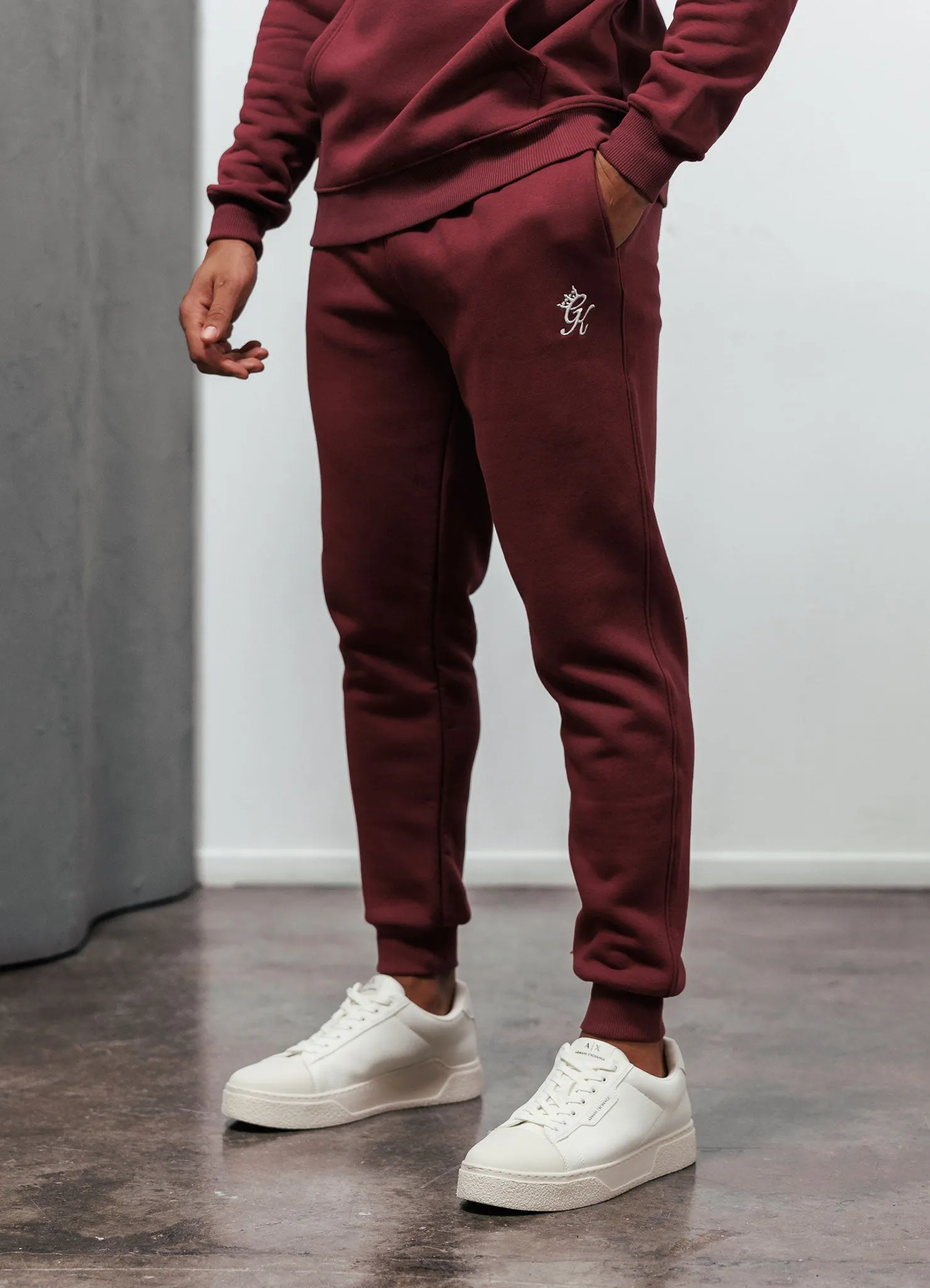 Gym King Fundamental Fleece Jogger - Burgundy sold by The Gym King product image thumbnail 5
