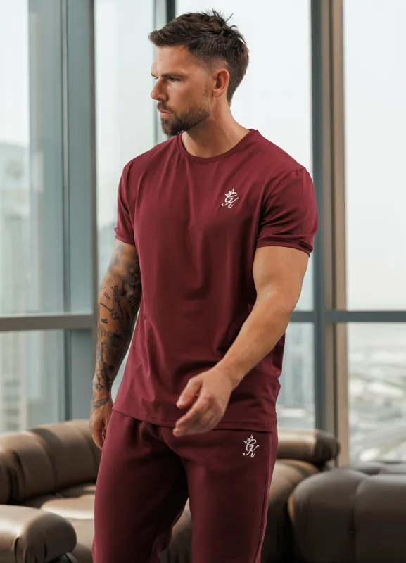 Gym King Fundamental Tee - Burgundy sold by The Gym King