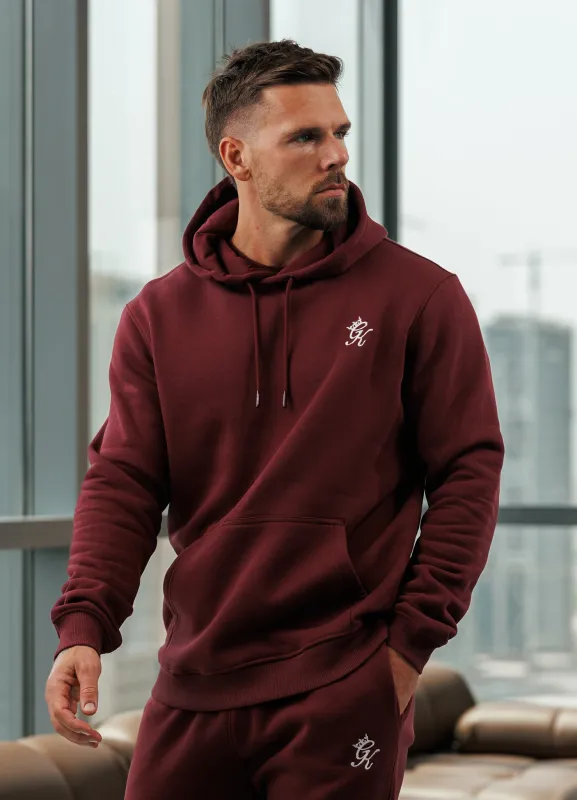 Gym King Fundamental Fleece Hood - Burgundy sold by The Gym King