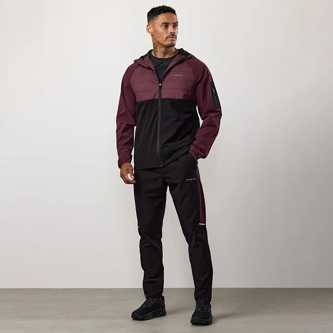 Gym King Endurance Hybrid Woven Suit - Dark Cherry/Black sold by The Gym King product image thumbnail 2