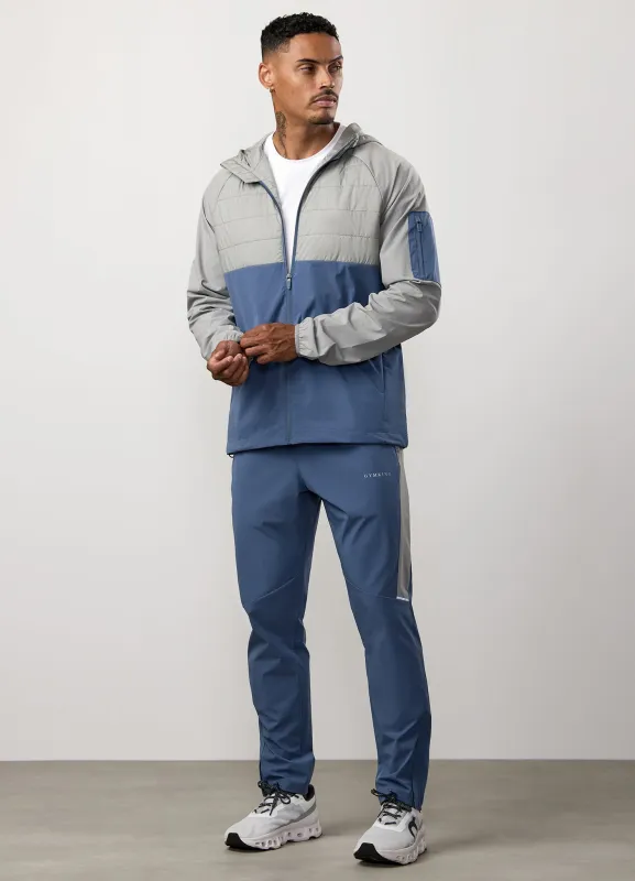 Gym King Endurance Hybrid Woven Suit - Urban Grey/Deep Sea Blue sold by The Gym King