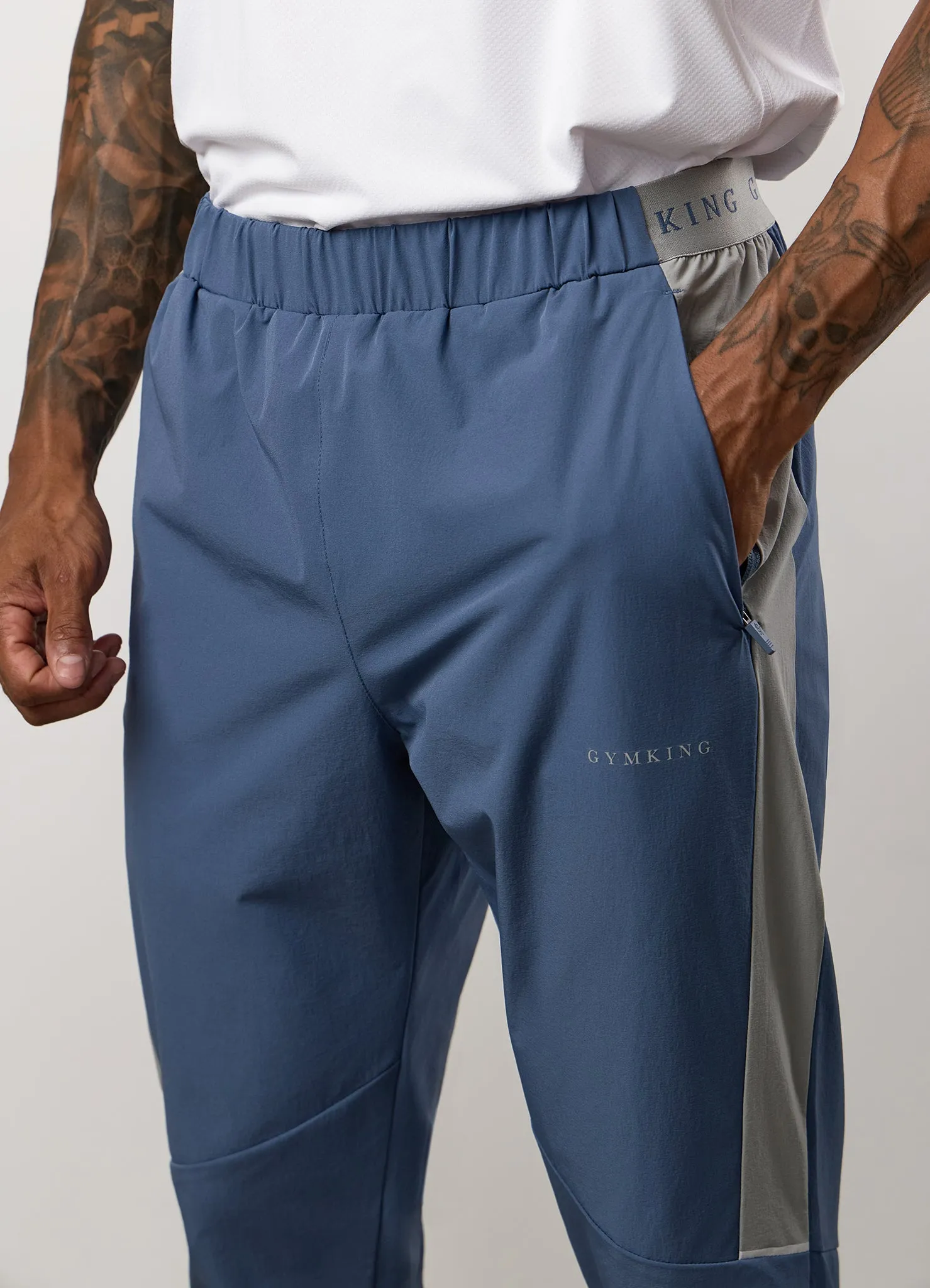 Gym King Endurance Woven Pant - Deep Sea Blue/Urban Grey sold by The Gym King product image thumbnail 4