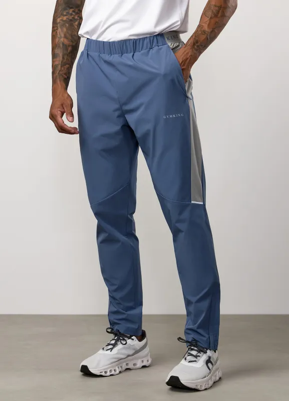Gym King Endurance Woven Pant - Deep Sea Blue/Urban Grey sold by The Gym King