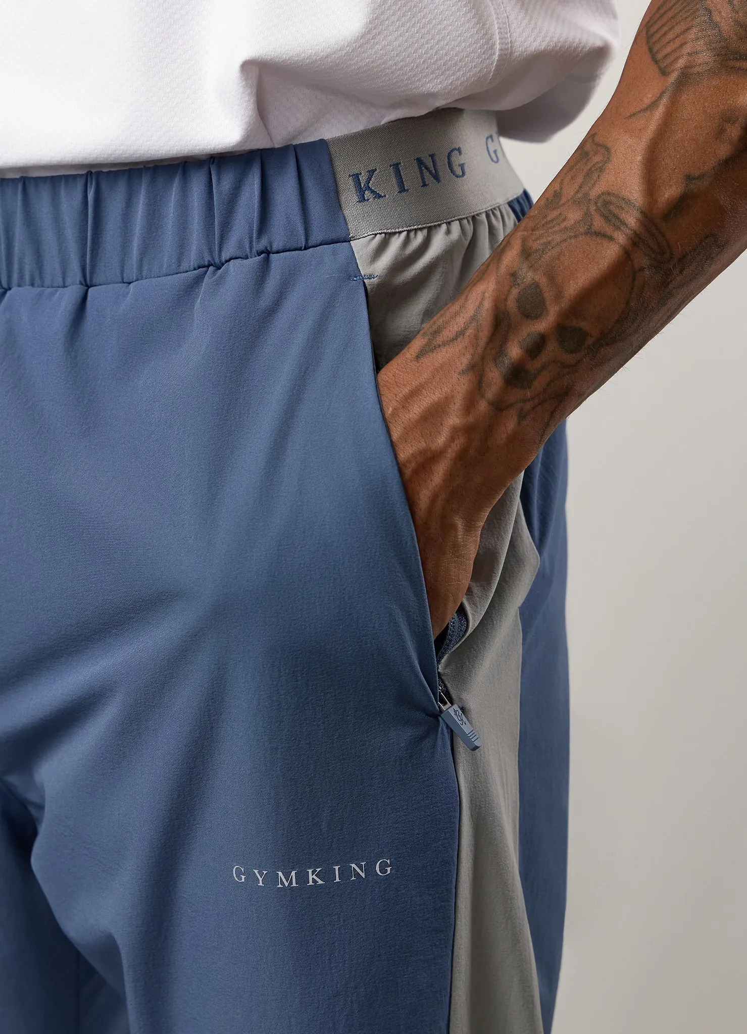 Gym King Endurance Woven Pant - Deep Sea Blue/Urban Grey sold by The Gym King product image thumbnail 5