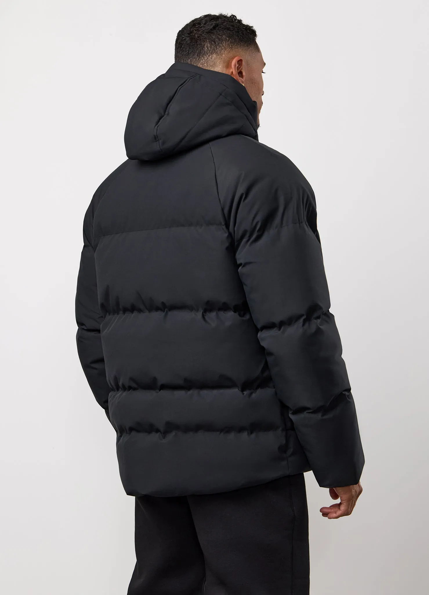 Gym King Discipline Puffer Jacket - Black sold by The Gym King product image thumbnail 3