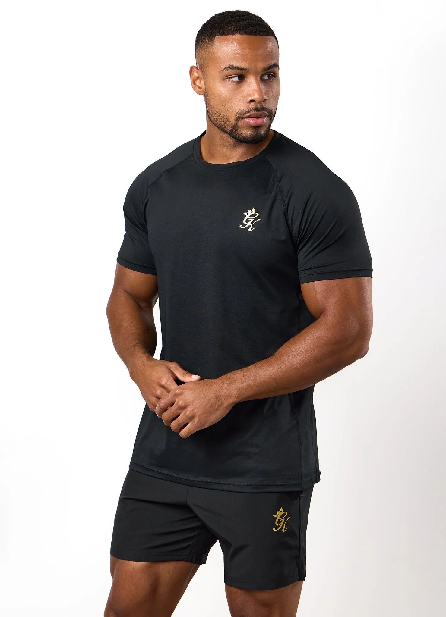 Gym King Energy Tee - Black/Gold sold by The Gym King