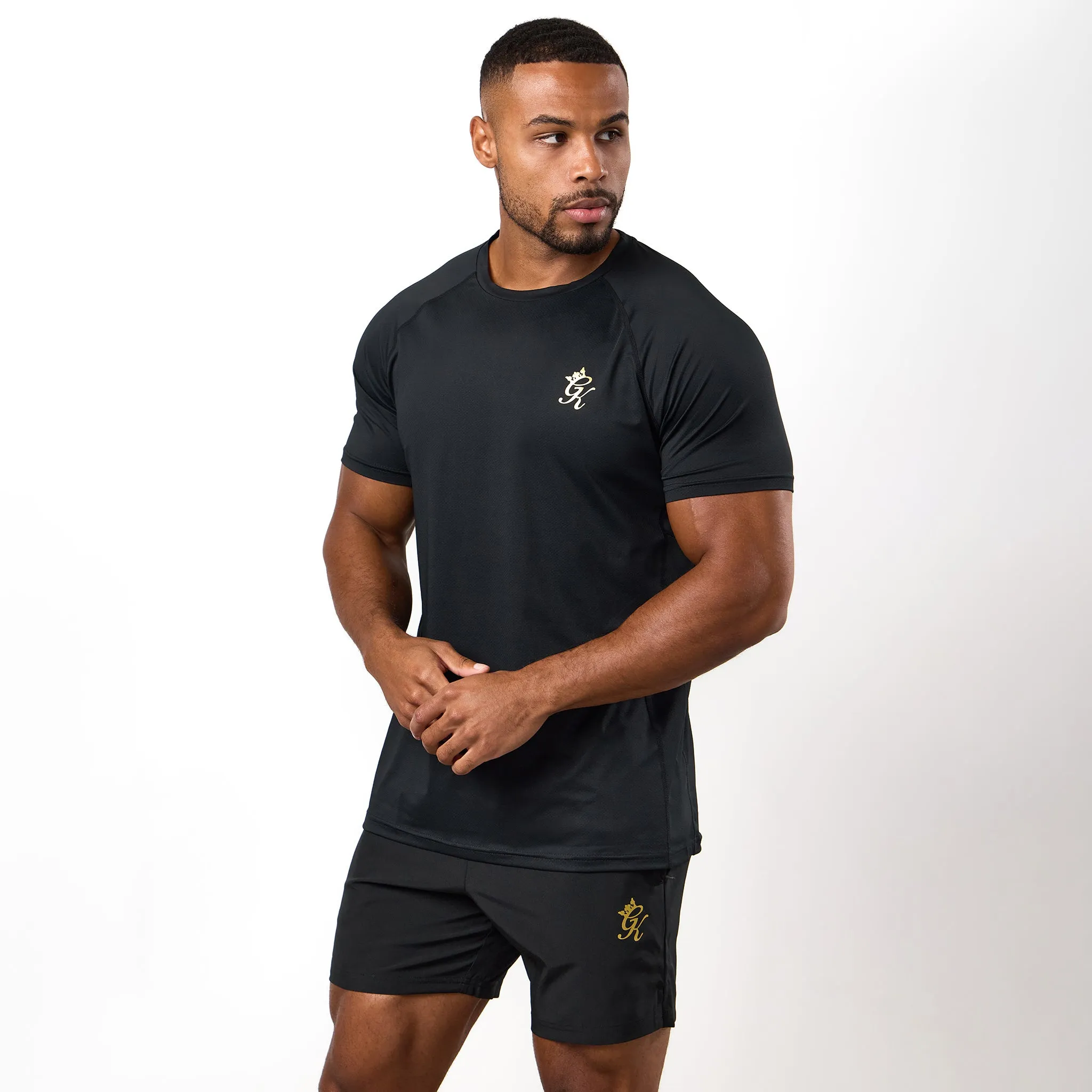 Gym King Energy Tee - Black/Gold sold by The Gym King product image thumbnail 2