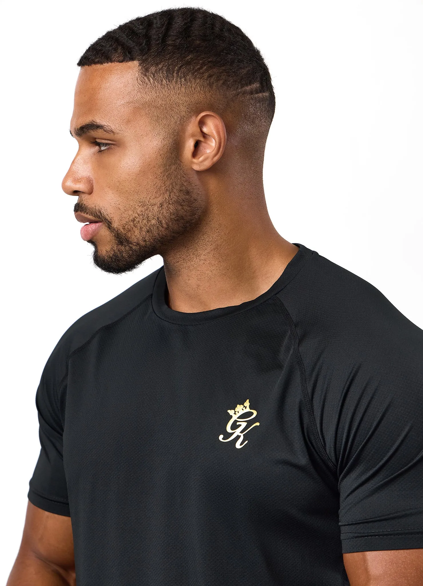 Gym King Energy Tee - Black/Gold sold by The Gym King product image thumbnail 4