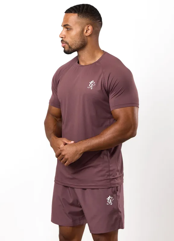 Gym King Energy Tee - Deep Plum sold by The Gym King
