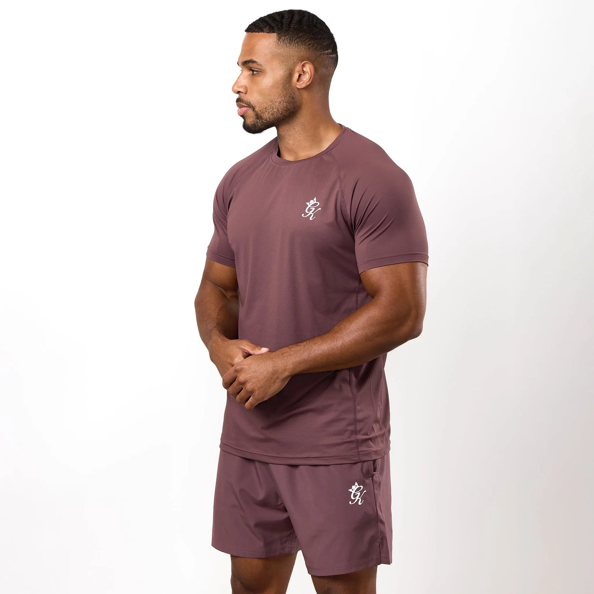 Gym King Energy Tee - Deep Plum sold by The Gym King product image thumbnail 2
