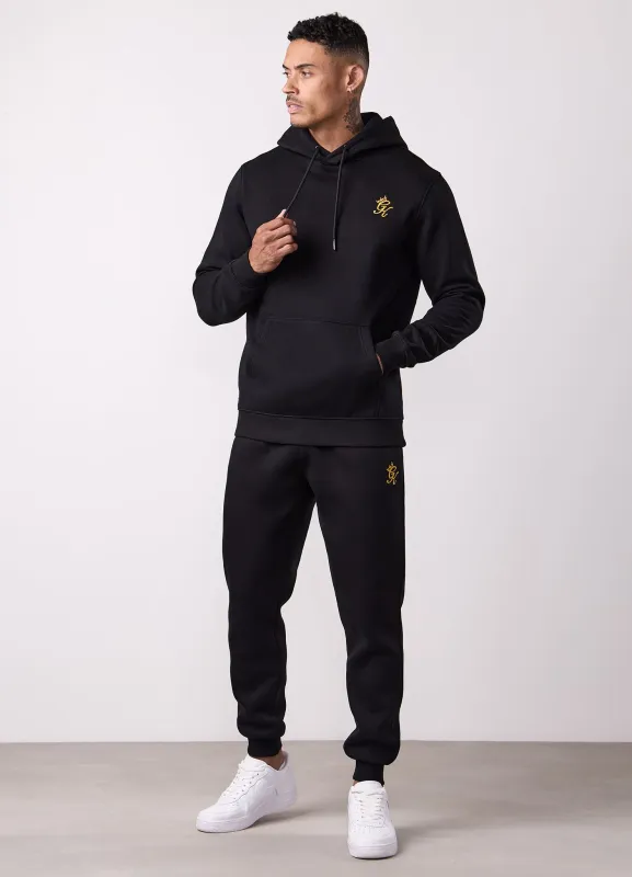 Gym King Fundamental Hood Tracksuit - Black/Gold sold by The Gym King