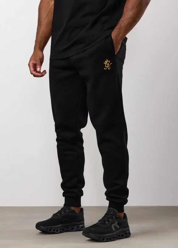 Gym King Fundamental Fleece Jogger - Black/Gold sold by The Gym King