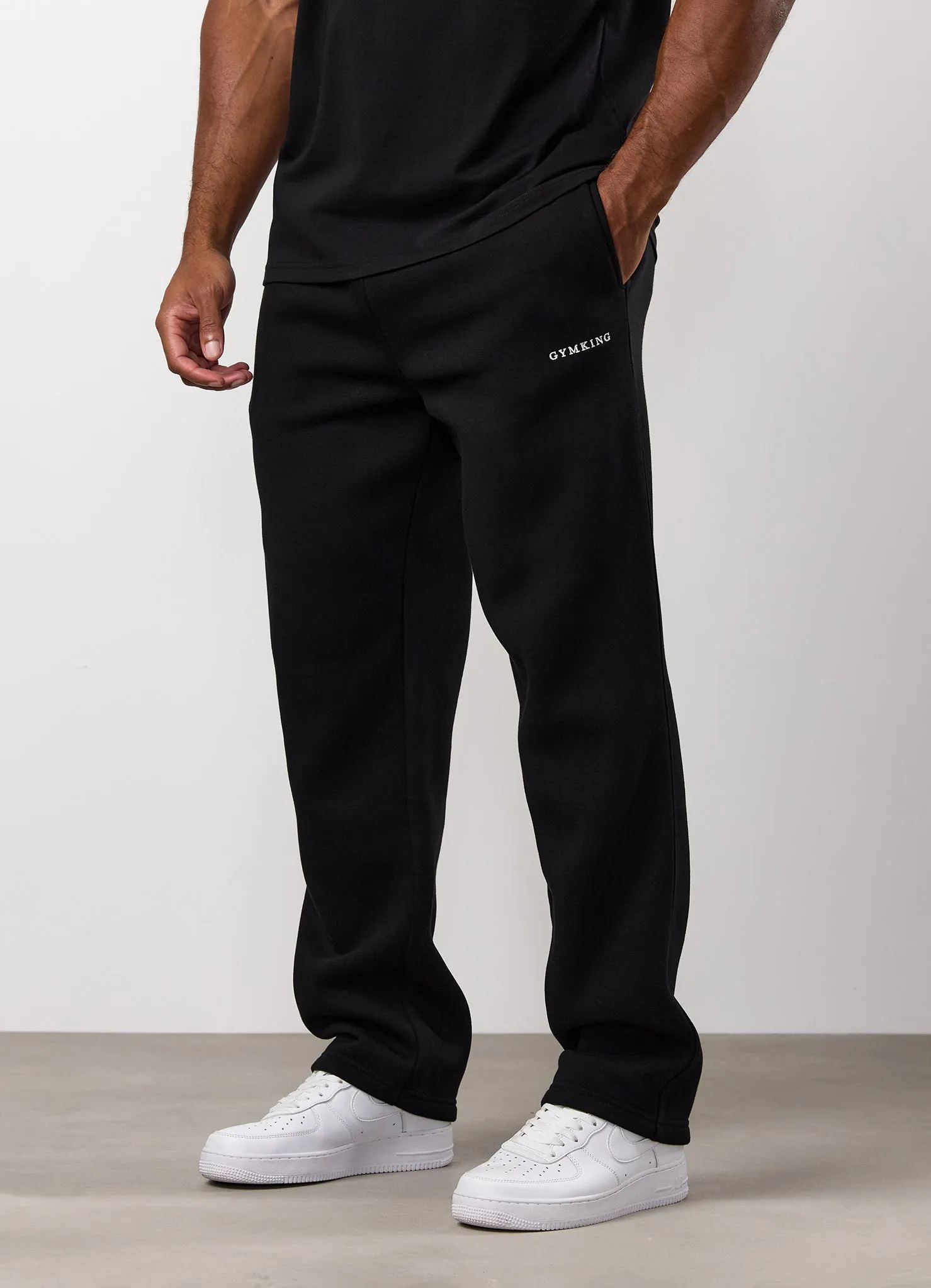 Gym King Fundamental Linear 1/4 Zip Tracksuit - Black sold by The Gym King product image thumbnail 4