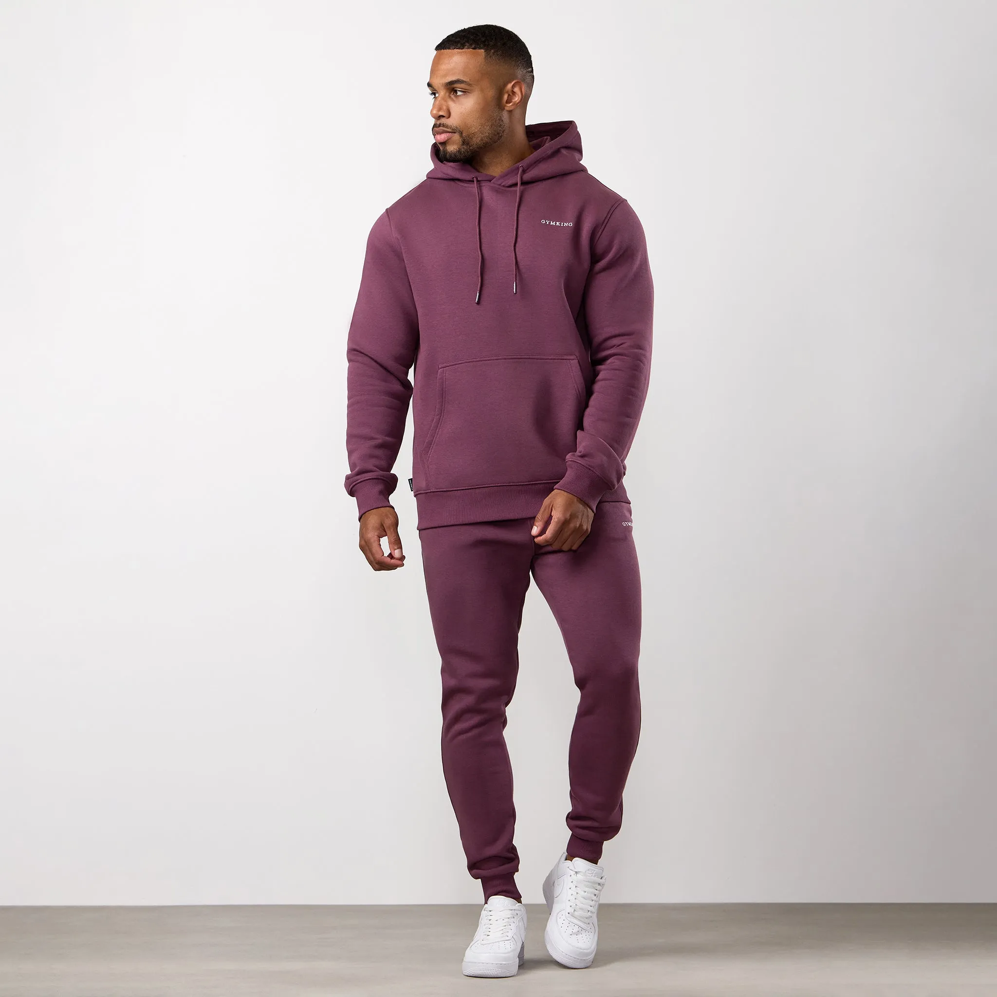 Gym King Fundamental Linear Hood Tracksuit - Mulberry sold by The Gym King product image thumbnail 2