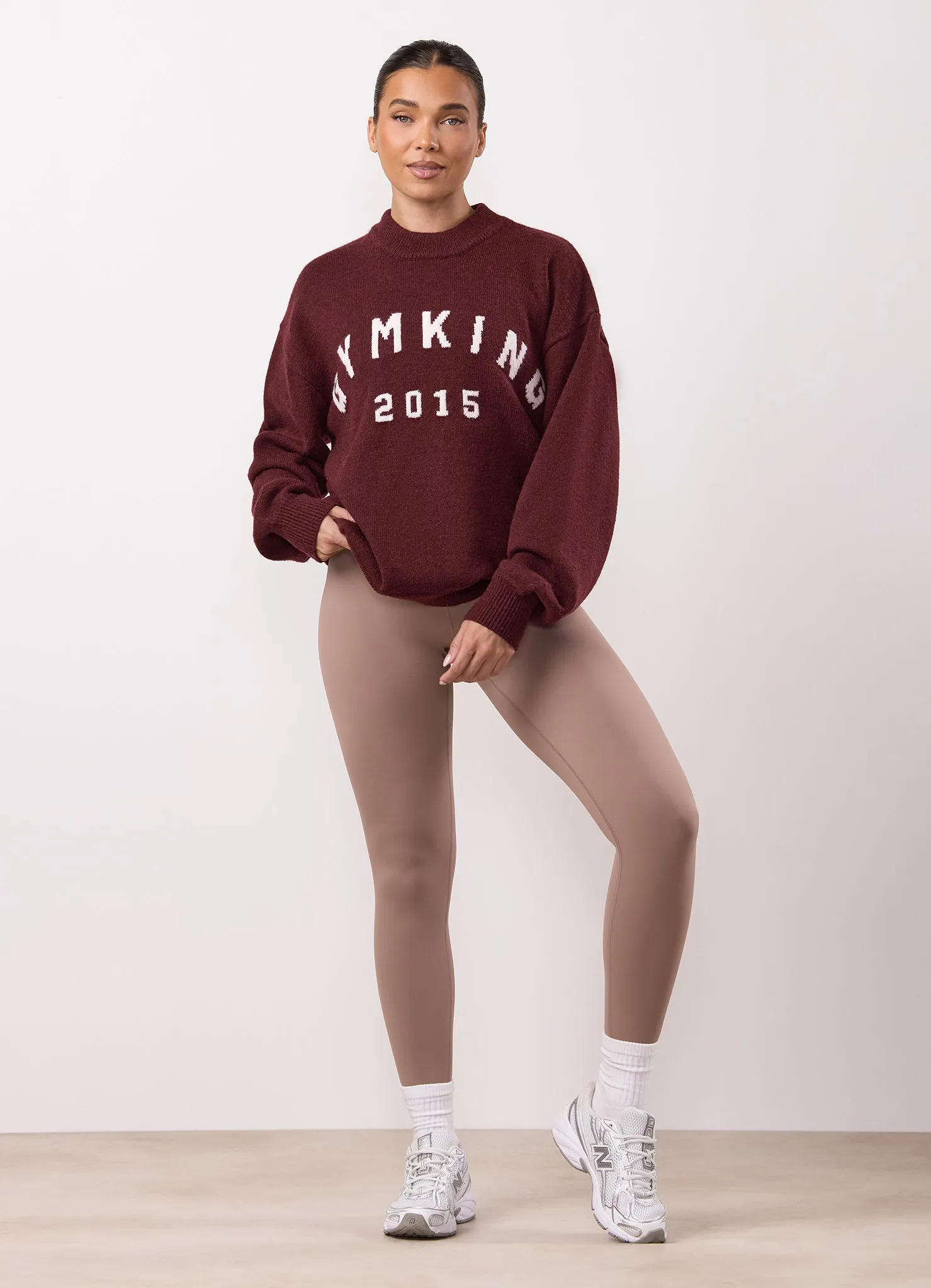 Gym King Restore Knit Crew - Fig sold by The Gym King product image thumbnail 4