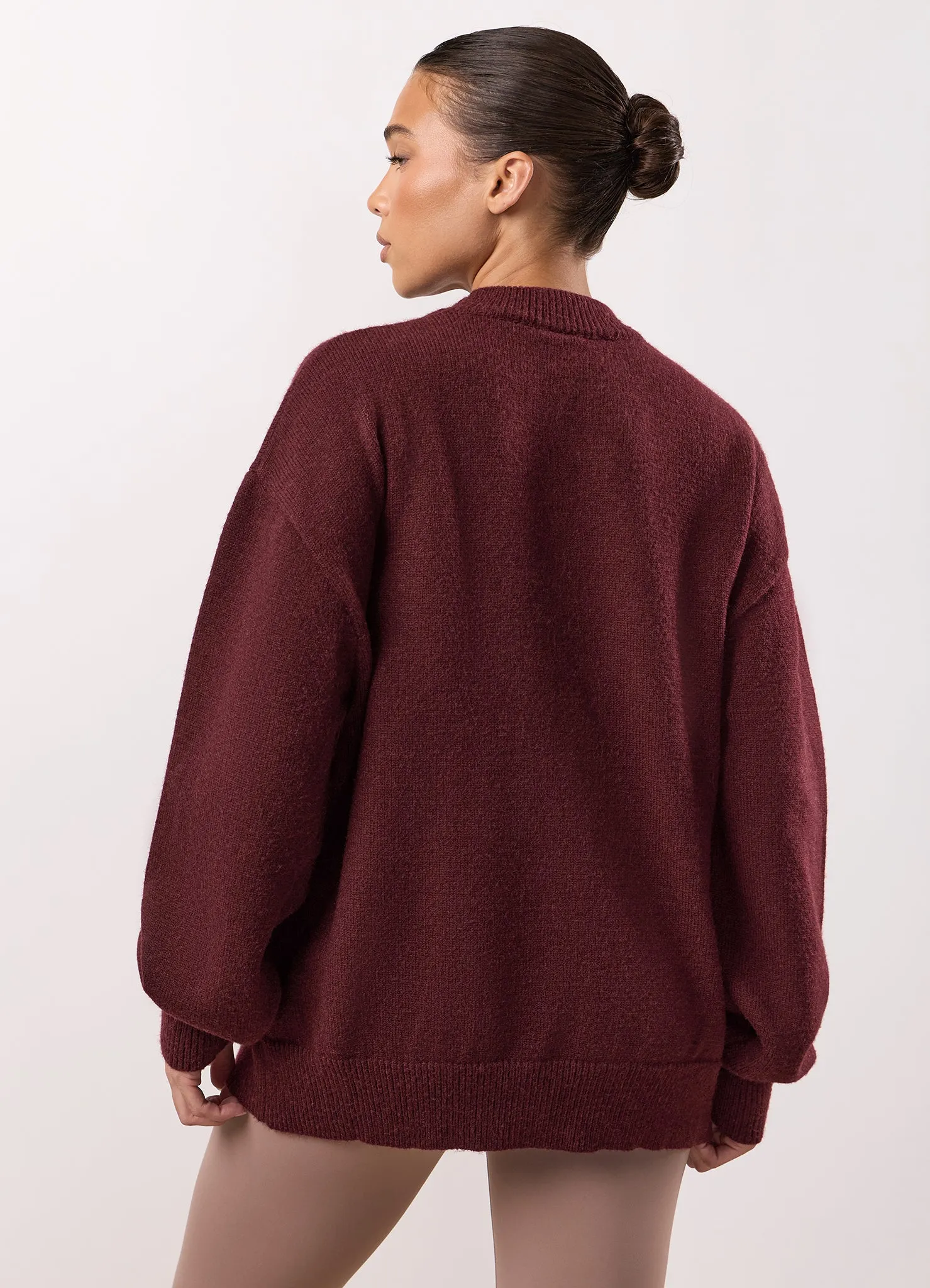 Gym King Restore Knit Crew - Fig sold by The Gym King product image thumbnail 3