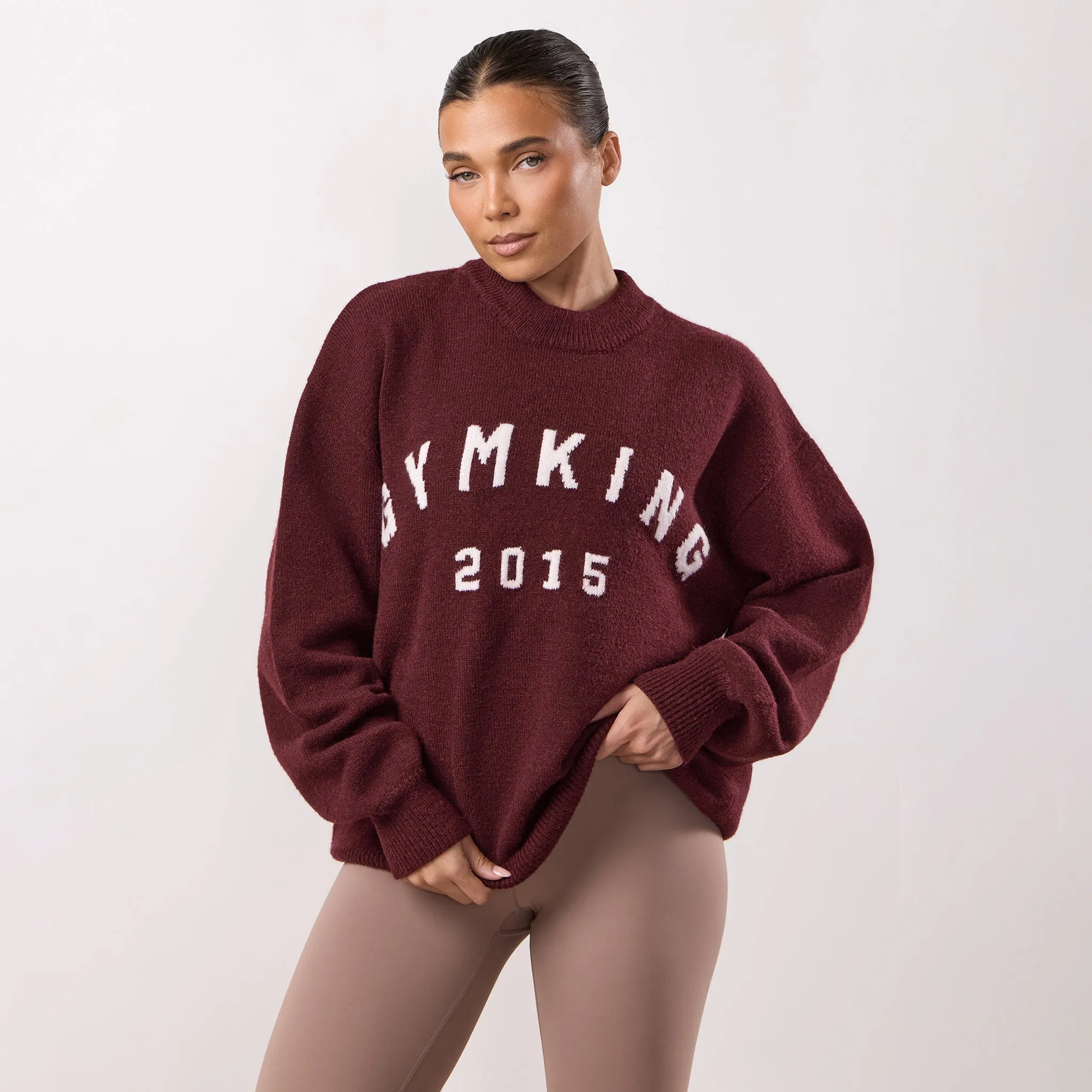 Gym King Restore Knit Crew - Fig sold by The Gym King product image thumbnail 2