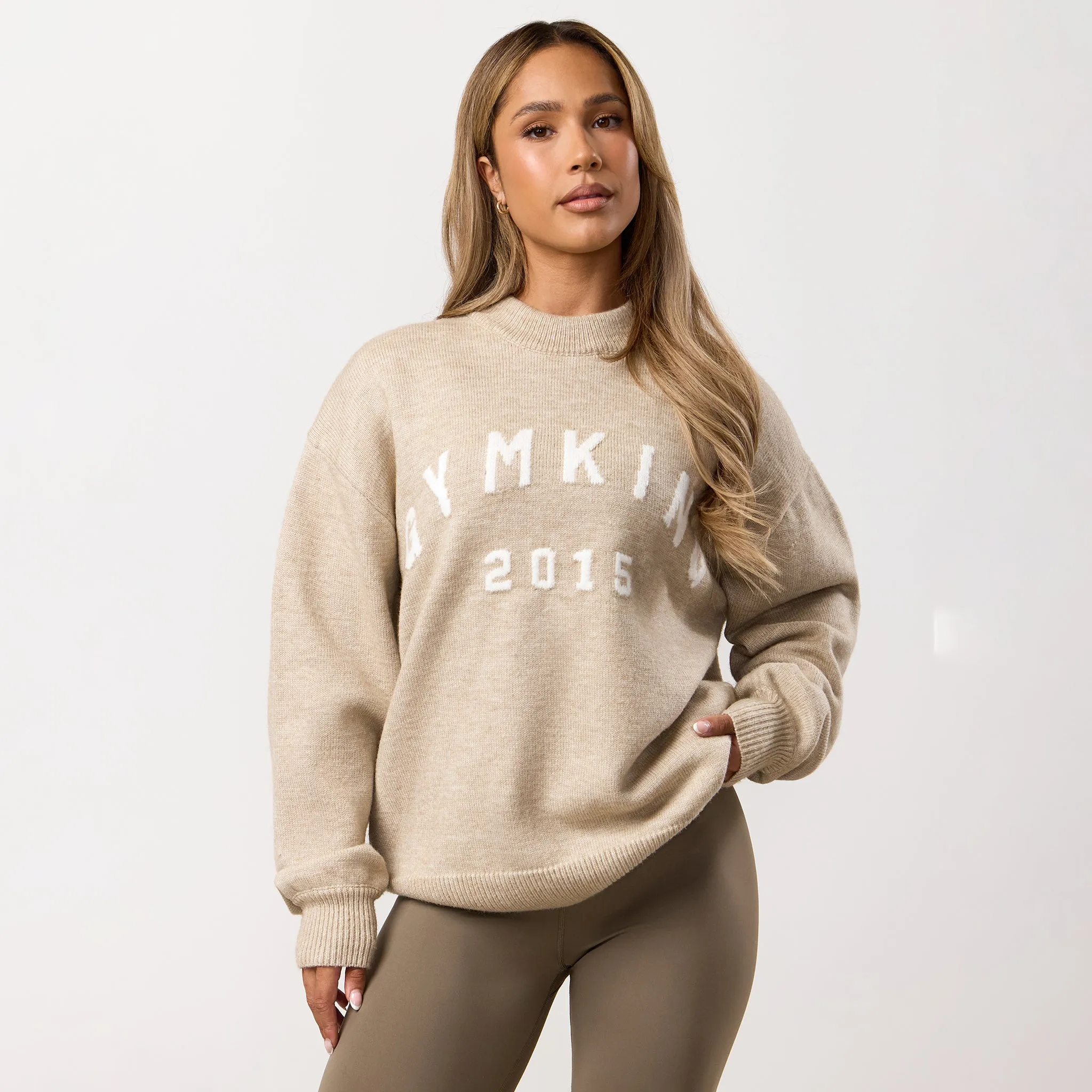 Gym King Restore Knit Crew - Beige sold by The Gym King product image thumbnail 2