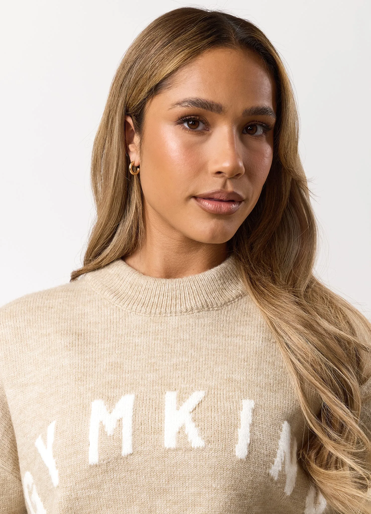 Gym King Restore Knit Crew - Beige sold by The Gym King product image thumbnail 4